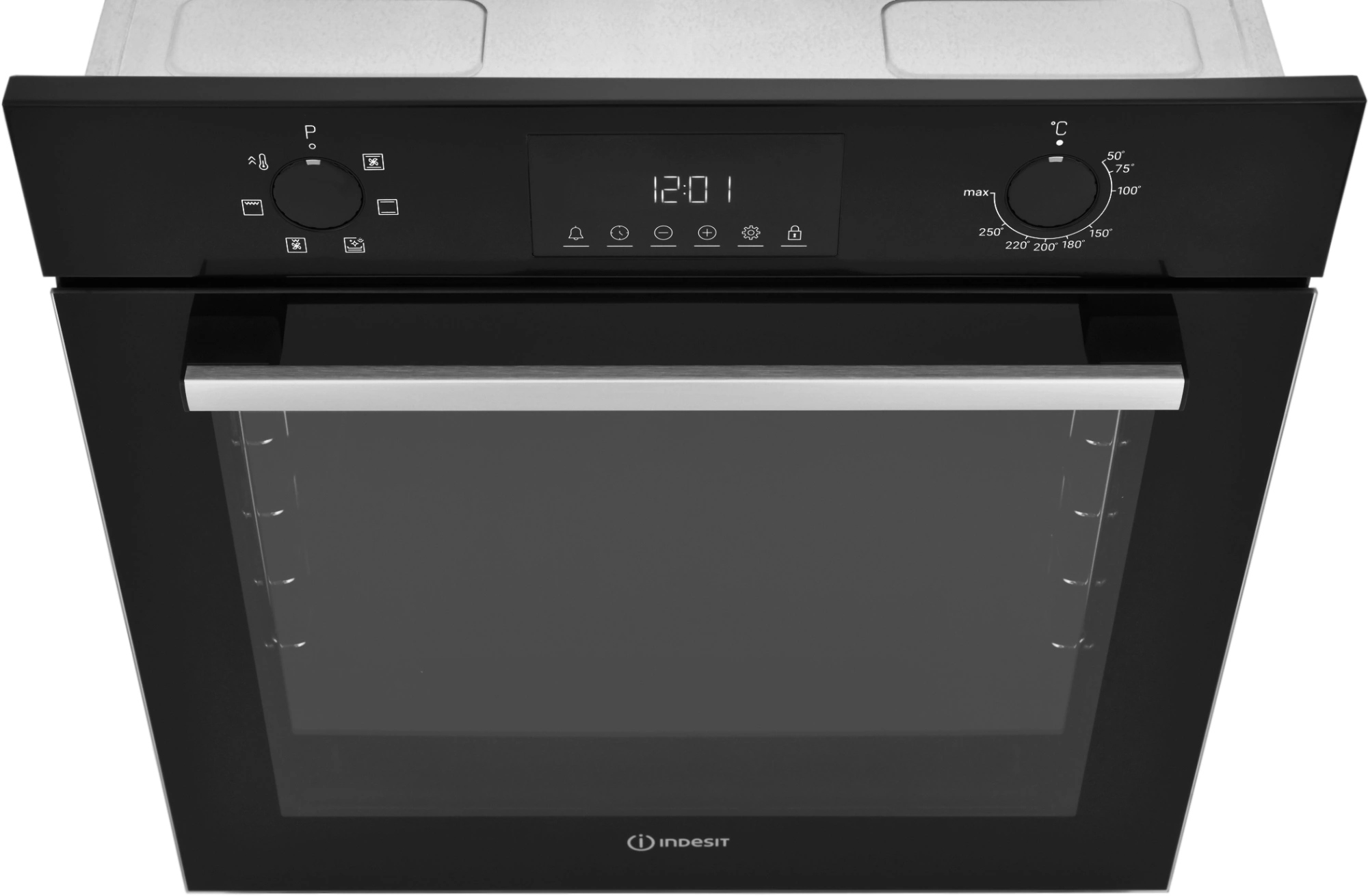 Духовой шкаф Электрический Indesit IFE 3644 J BL черный — миниатюра 2