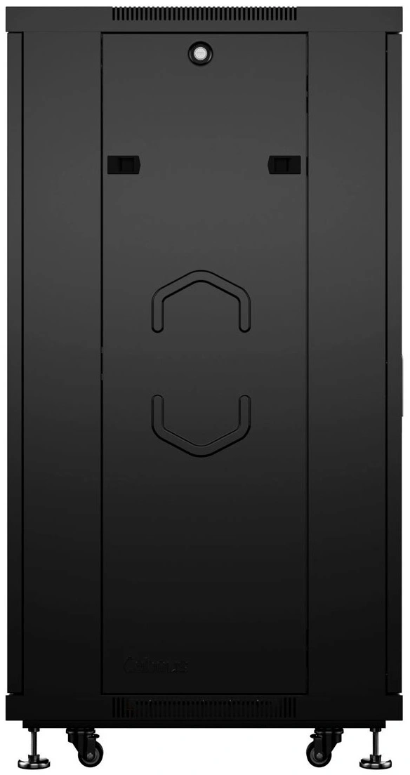 Шкаф коммутационный Cabeus (ND-05C-42U60/80-BK) напольный 42U 600x800мм пер.дв.перфор. задн.дв.перфор. 800кг черный 700мм 97.3кг 220град. 2055мм IP20 сталь — миниатюра 4