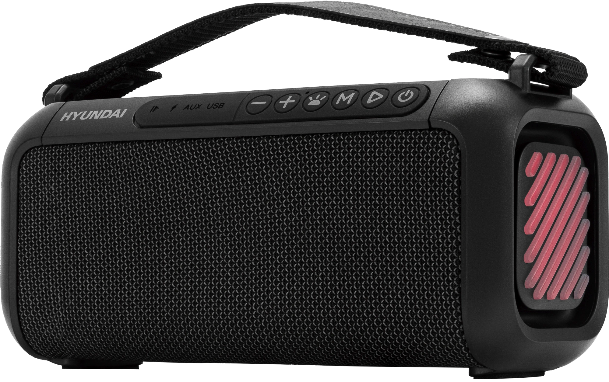 Колонка порт. Hyundai H-PS1007 черный 60W 2.0 BT 10м 2600mAh — миниатюра 2