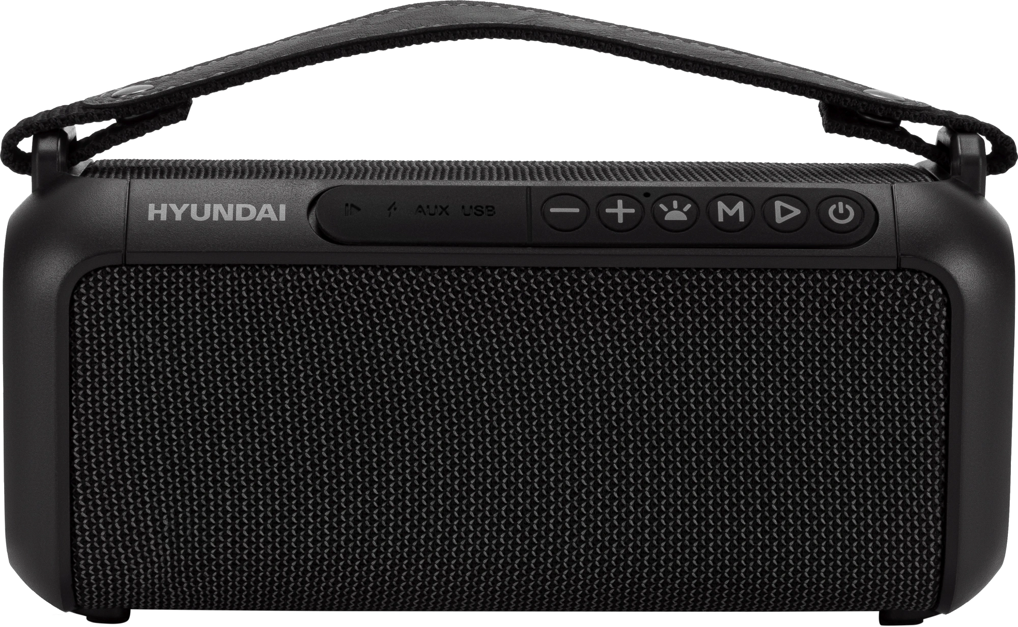 Колонка порт. Hyundai H-PS1007 черный 60W 2.0 BT 10м 2600mAh — фото 1