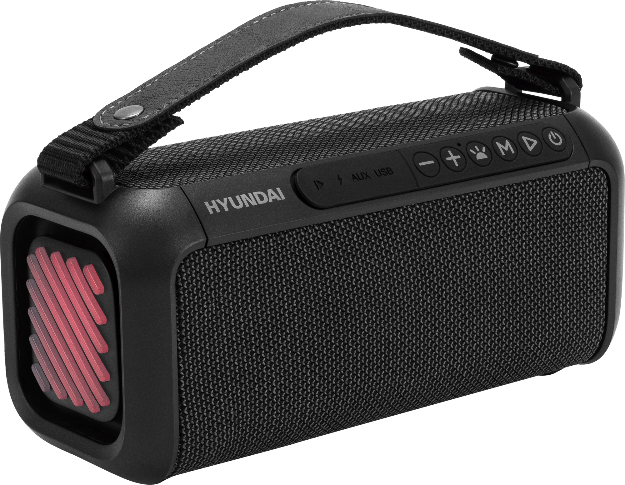 Колонка порт. Hyundai H-PS1007 черный 60W 2.0 BT 10м 2600mAh — миниатюра 3