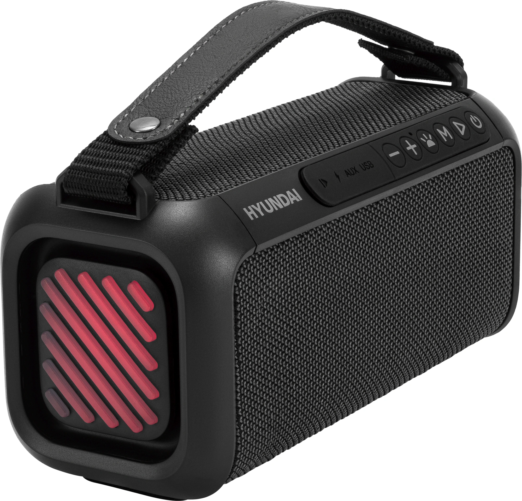 Колонка порт. Hyundai H-PS1007 черный 60W 2.0 BT 10м 2600mAh — миниатюра 4