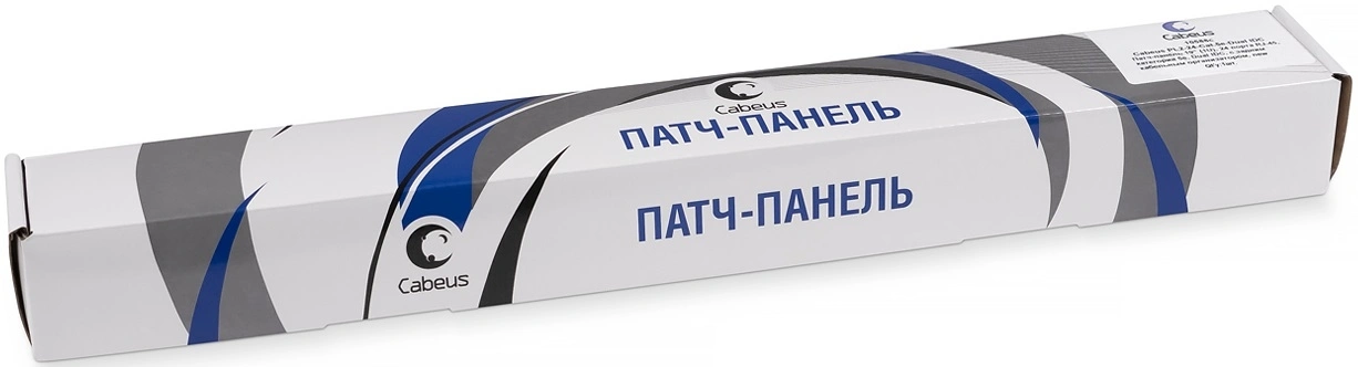 Патч-панель Cabeus PL2-24-CAT.5E-DUAL 19" 1U 24xRJ45 кат.5E UTP — миниатюра 3