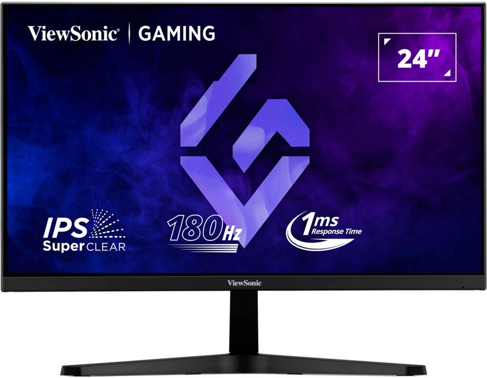 Монитор ViewSonic 23.8" VX24G1-HD черный IPS LED 16:9 HDMI матовая 300cd 178гр/178гр 1920x1080 180Hz G-Sync DP FHD 2.7кг — фото 1