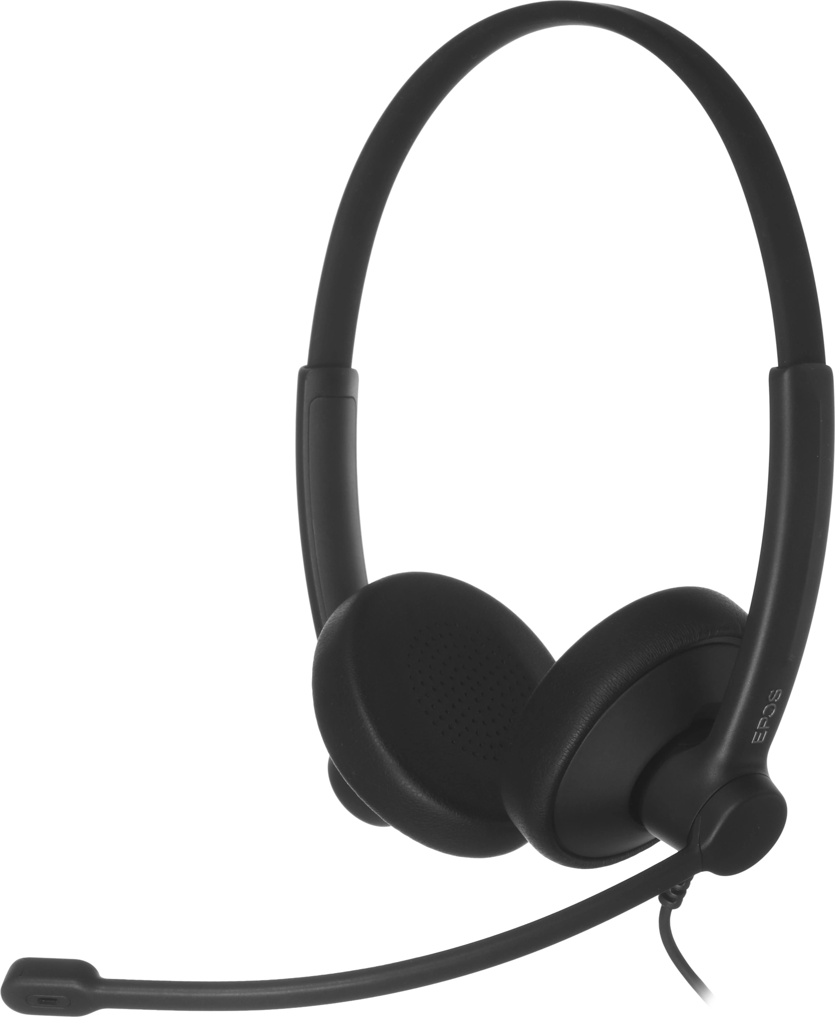 Наушники с микрофоном Epos Impact 100 UC Stereo черный накладные USB оголовье (1001420) — миниатюра 4