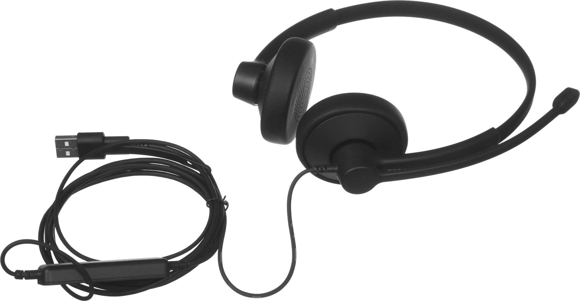 Наушники с микрофоном Epos Impact 100 UC Stereo черный накладные USB оголовье (1001420) — миниатюра 3