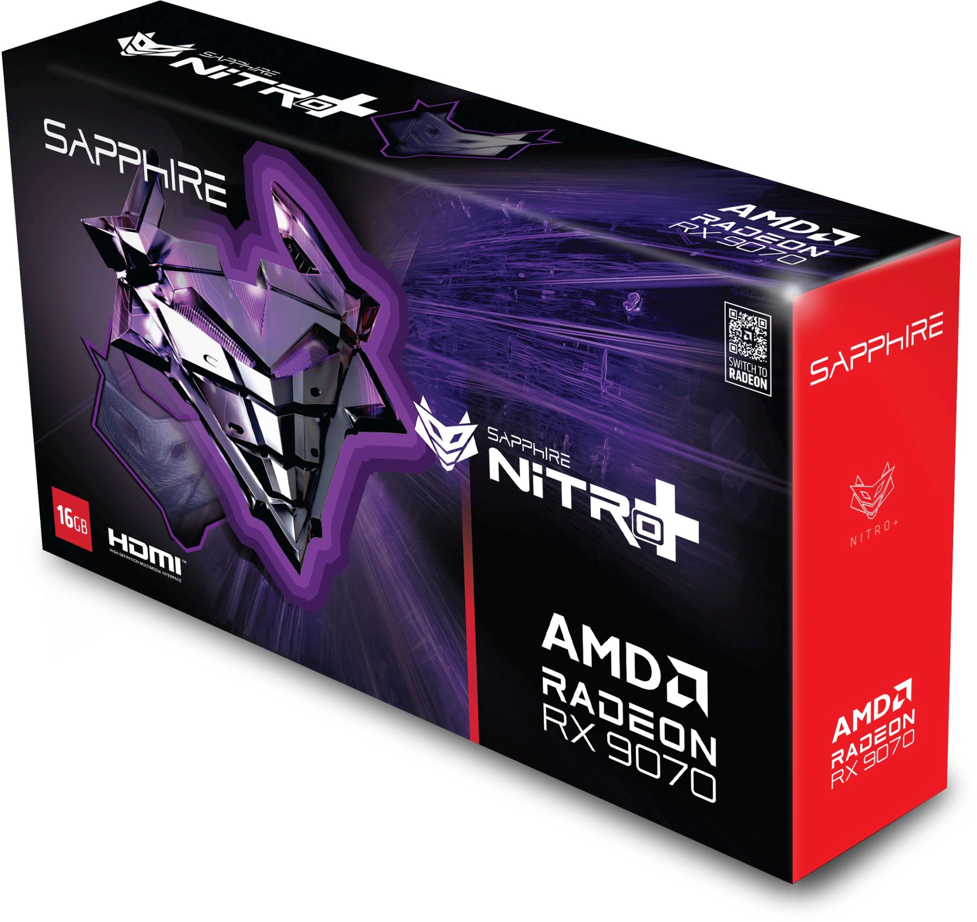 Видеокарта Sapphire PCI-E 5.0 11349-01-20G NITRO+AMD RADEON RX 9070 OC AMD Radeon RX 9070 16Gb 256bit GDDR6 2210/20000 HDMIx2 DPx2 HDCP Ret — миниатюра 6