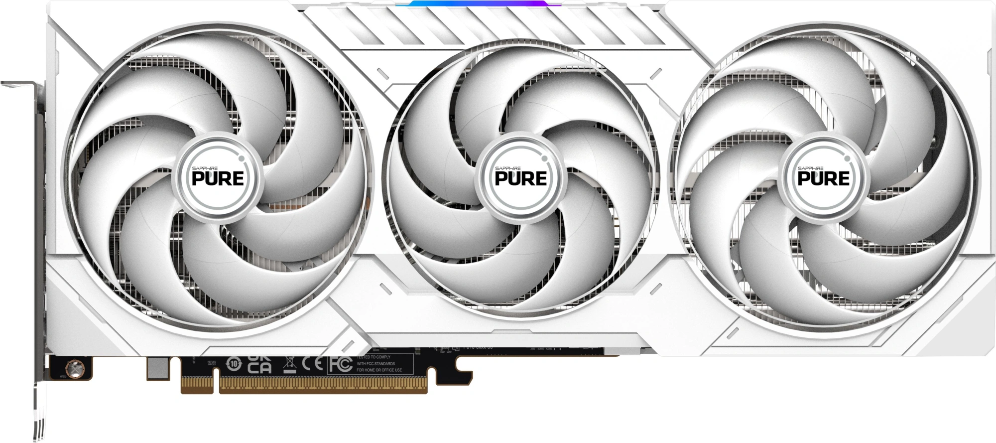 Видеокарта Sapphire PCI-E 5.0 11349-02-20G PURE AMD RADEON RX 9070 OC AMD Radeon RX 9070 16Gb 256bit GDDR6 2210/20000 HDMIx2 DPx2 HDCP Ret — фото 1