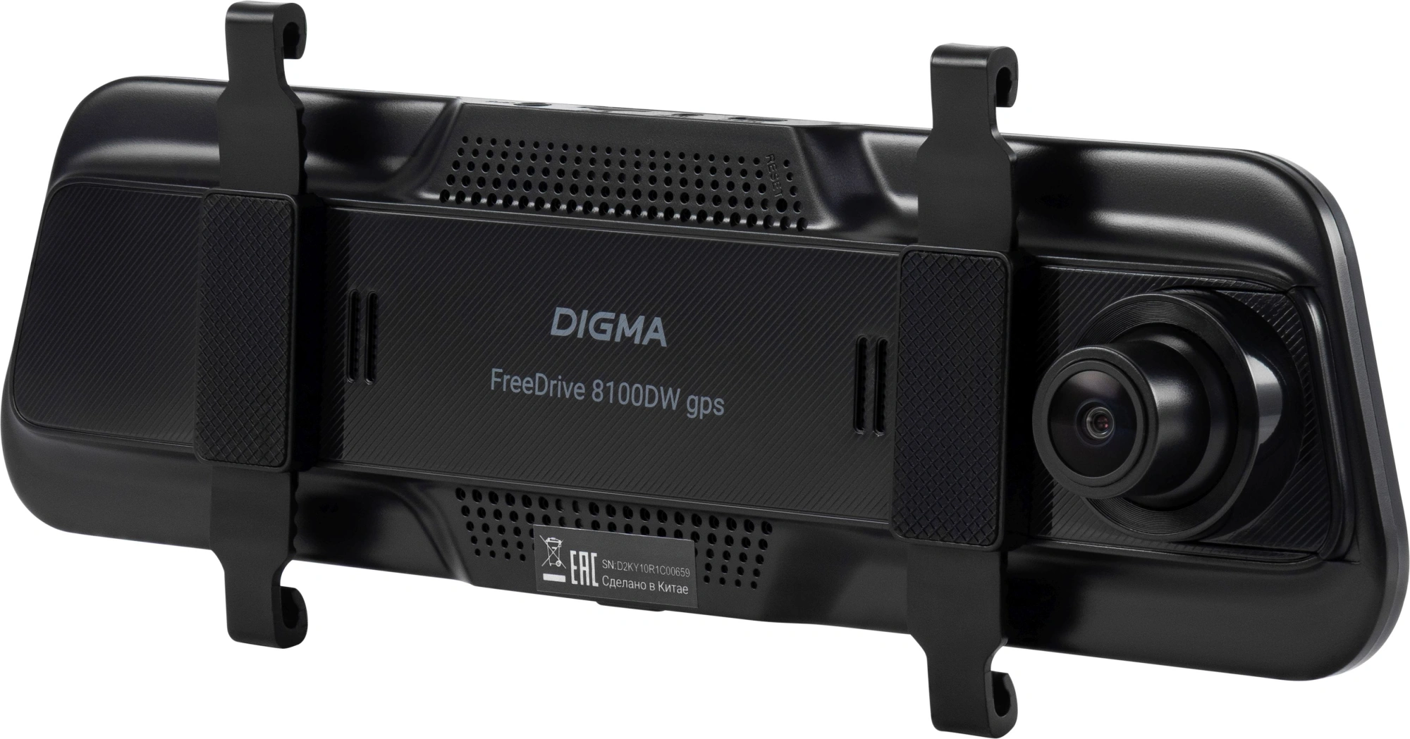 Видеорегистратор Digma FreeDrive 8100DW gps черный 4Mpix 2160x3840 110гр. GPS Allwinner — миниатюра 2