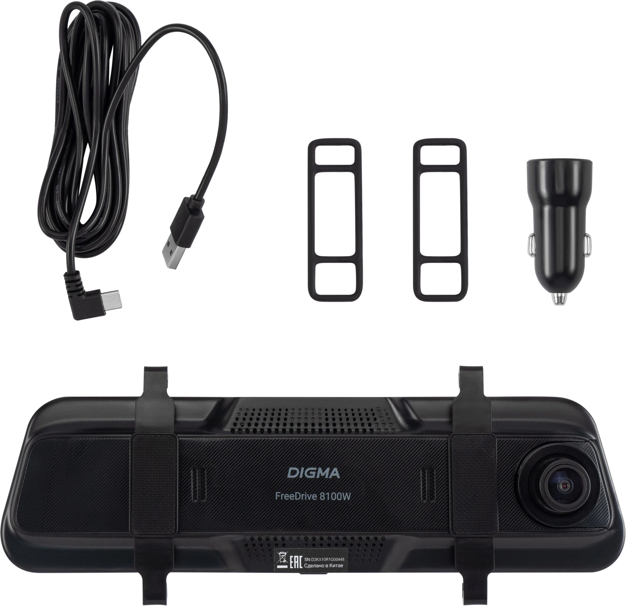 Видеорегистратор Digma FreeDrive 8100DW gps черный 4Mpix 2160x3840 110гр. GPS Allwinner — миниатюра 9