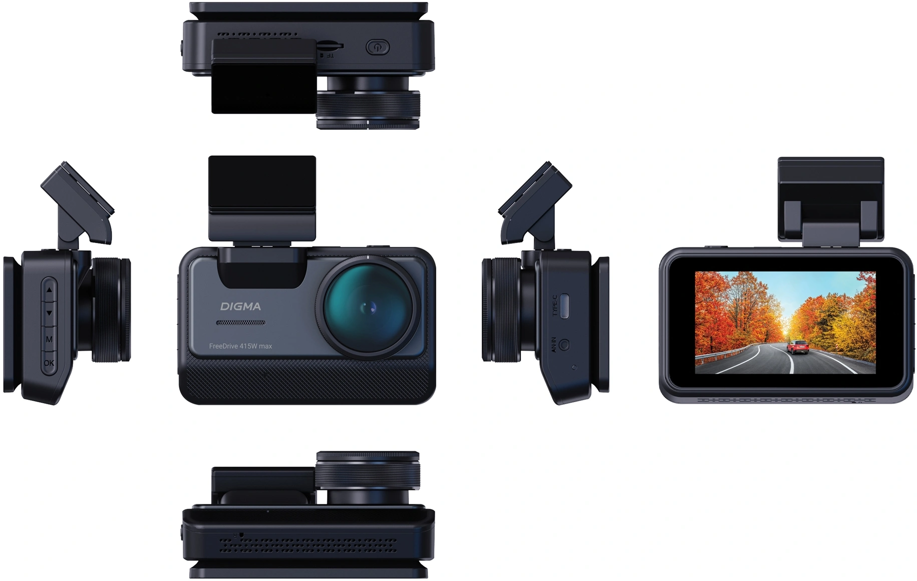 Видеорегистратор Digma FreeDrive 415W max черный 4Mpix 2160x3840 170гр. Novatek 96670 — миниатюра 29