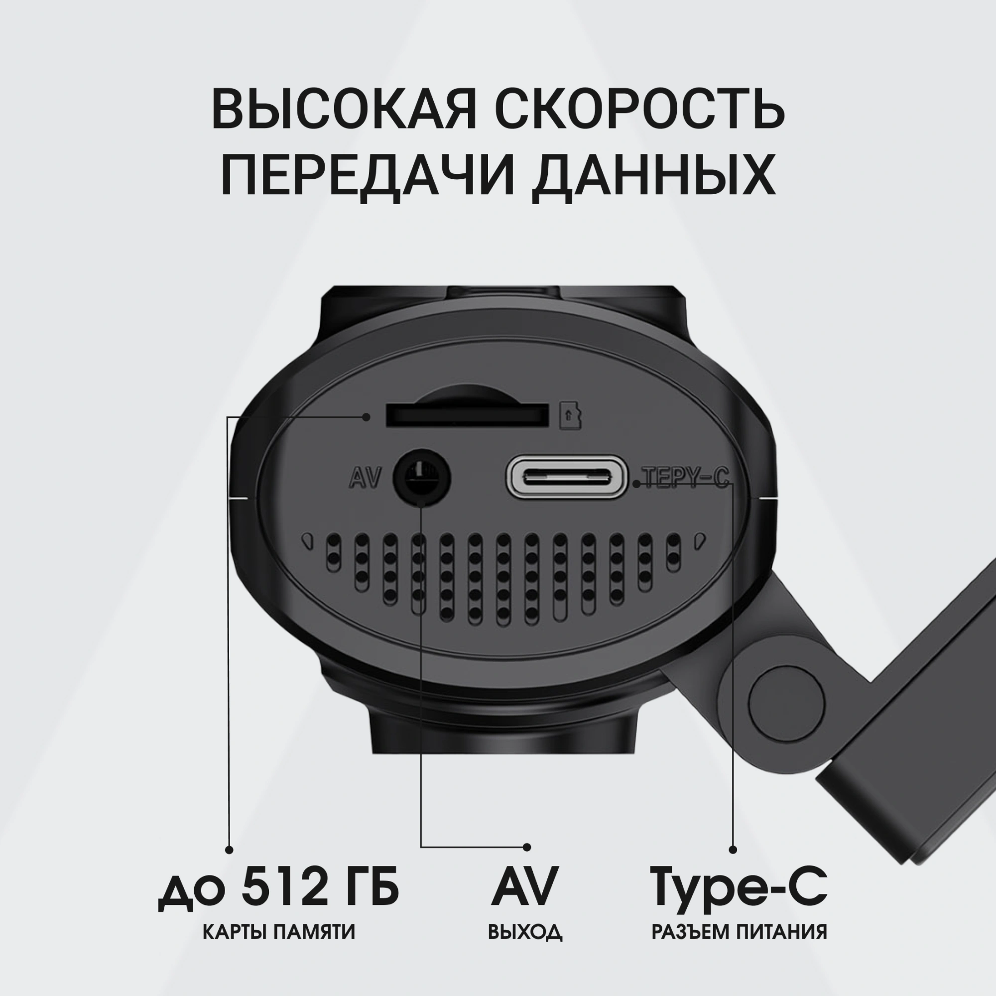 Видеорегистратор Digma FreeDrive 931W черный 4Mpix 2160x3840 1080p 110гр. Hi3516 СV610 — миниатюра 15