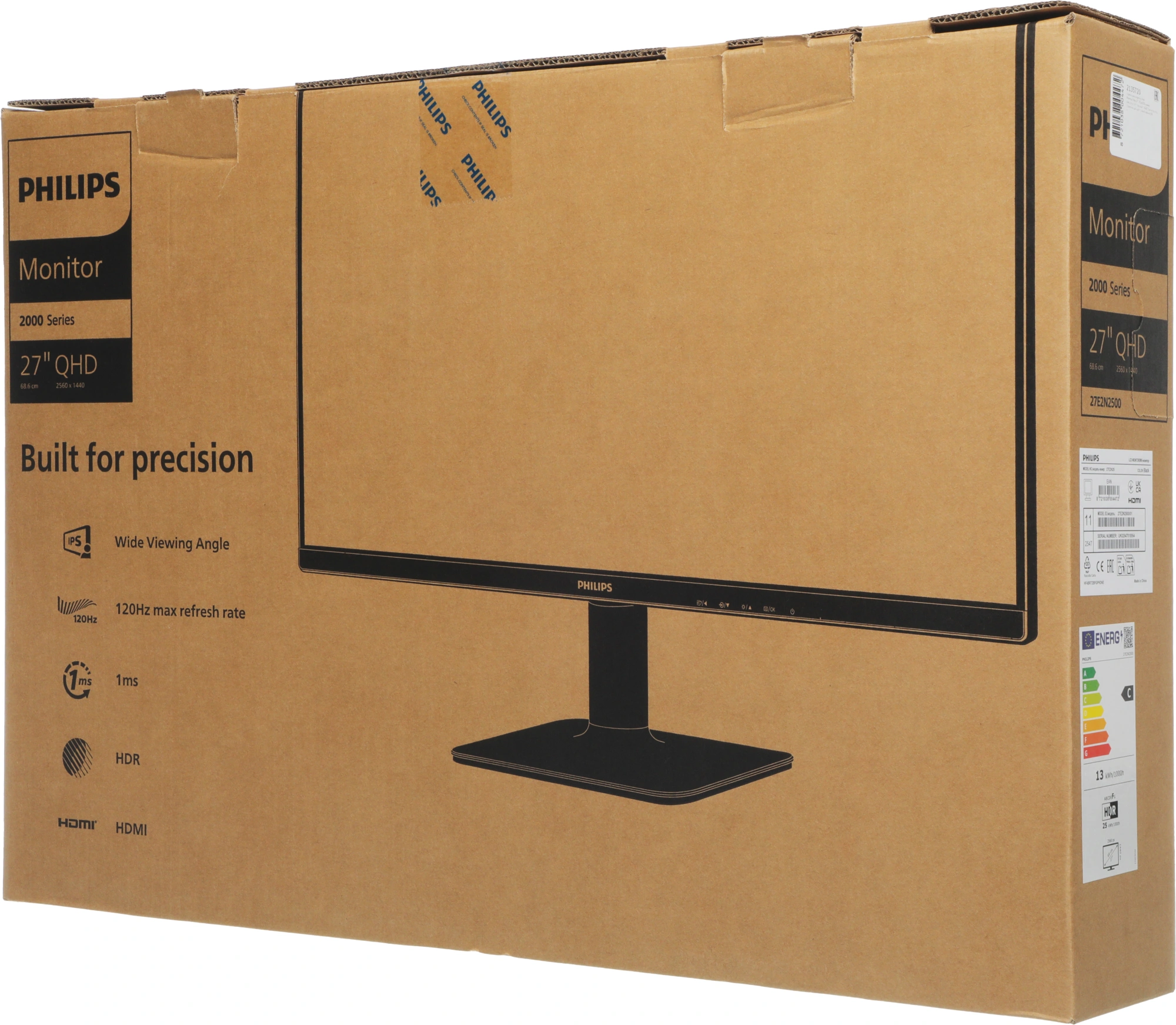 Монитор Philips 27" 27E2N2500 черный IPS LED 16:9 HDMI матовая 300cd 178гр/178гр 2560x1440 120Hz DP Quad HD 2K (1440p) 3.22кг — миниатюра 12