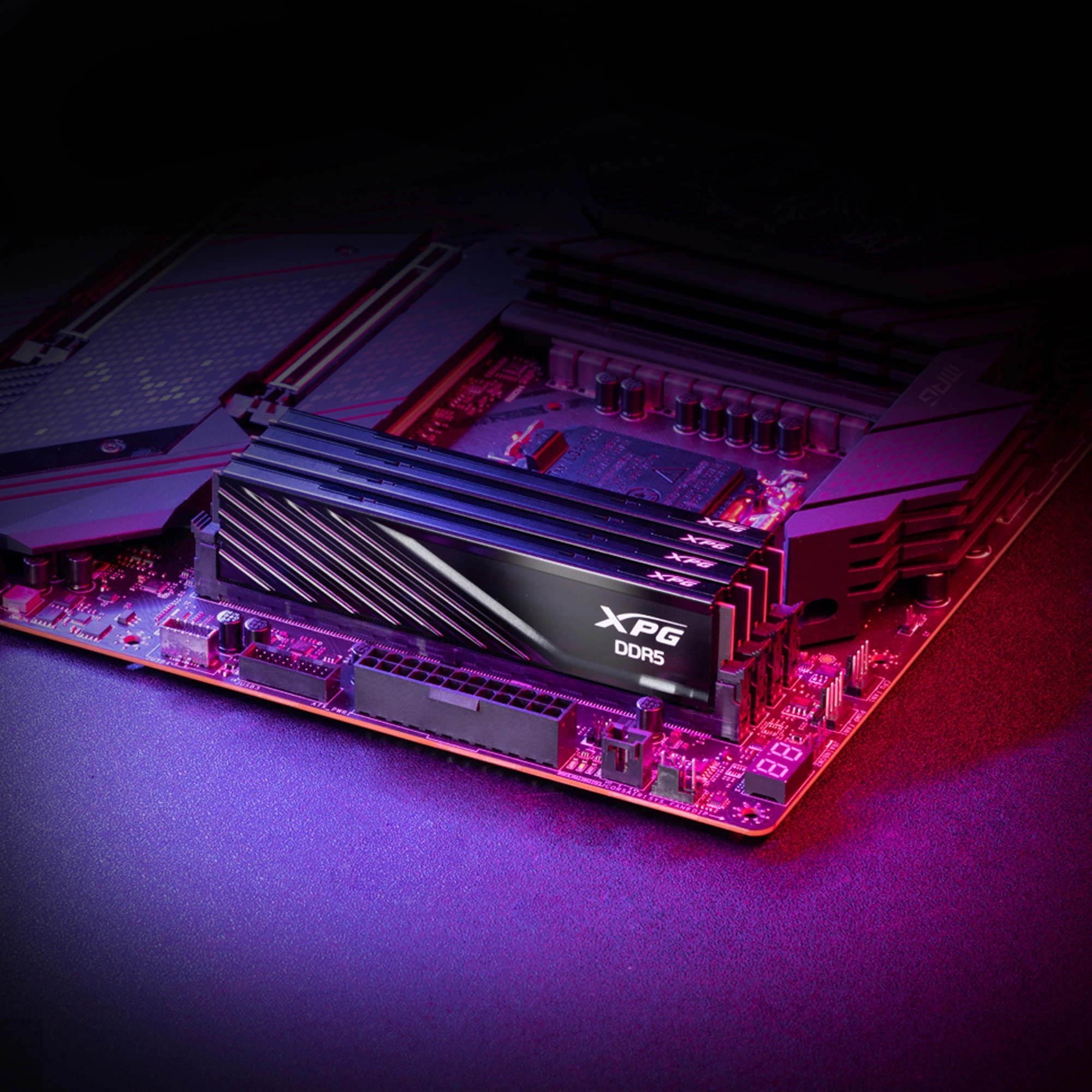Память DDR5 2x8GB 5600MHz A-Data AX5U5600C468G-DTLABBK XPG Lancer Blade RTL Gaming PC5-44800 CL46 DIMM UDIMM ECC 288-pin 1.1В kit dual rank с радиатором Ret — миниатюра 9