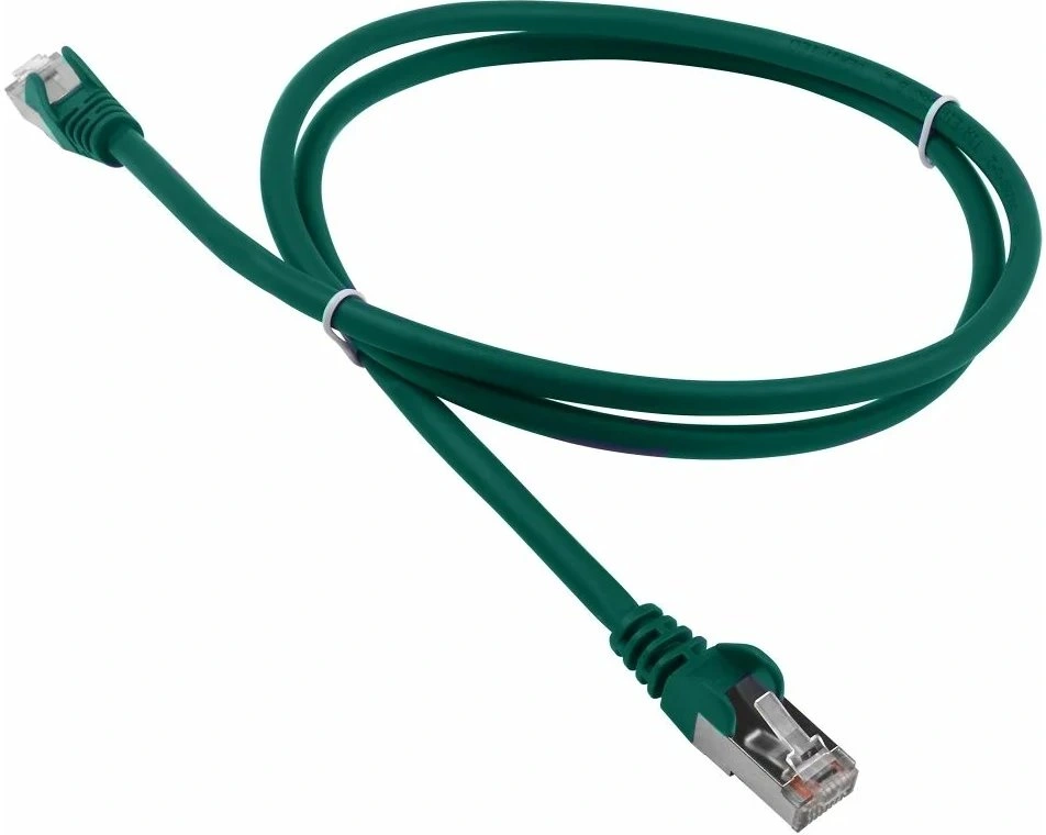 Патч-корд Lanmaster LAN-PC45/S5E-10-GN, кат.5е, FTP, 10м, LSZH, зелёный