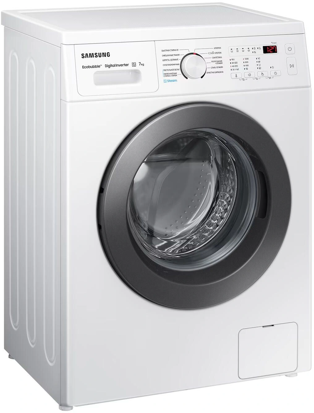 Стиральная машина Samsung WW70AG4S21VELD класс: A загр.фронтальная макс.:7кг белый инвертор — миниатюра 2
