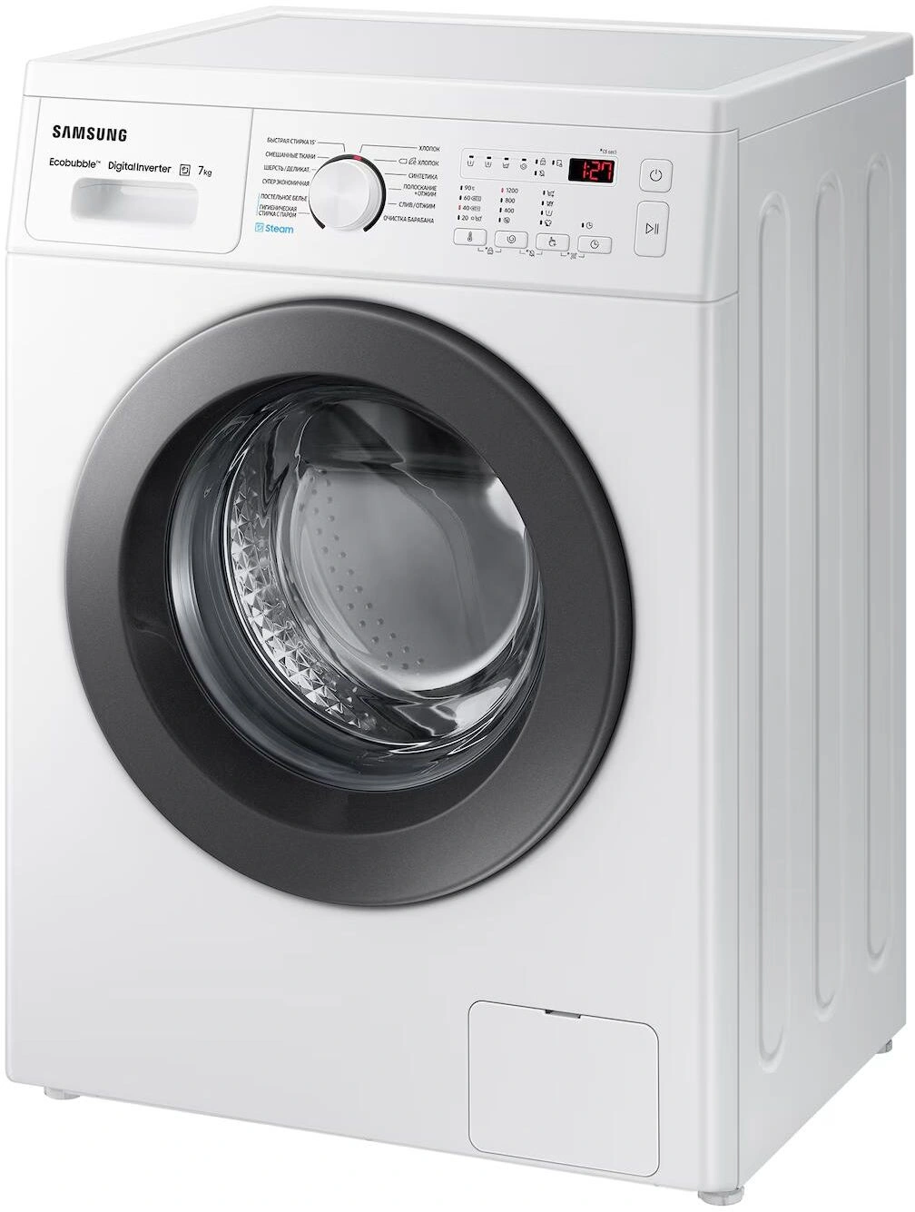Стиральная машина Samsung WW70AG4S21VELD класс: A загр.фронтальная макс.:7кг белый инвертор — миниатюра 3