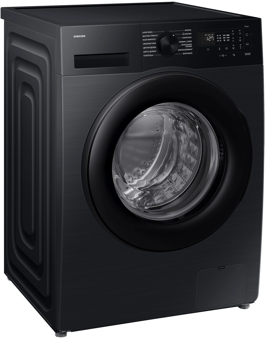 Стиральная машина Samsung WW90DG5U34ABLP класс: A загр.фронтальная макс.:9кг черный инвертор — миниатюра 2