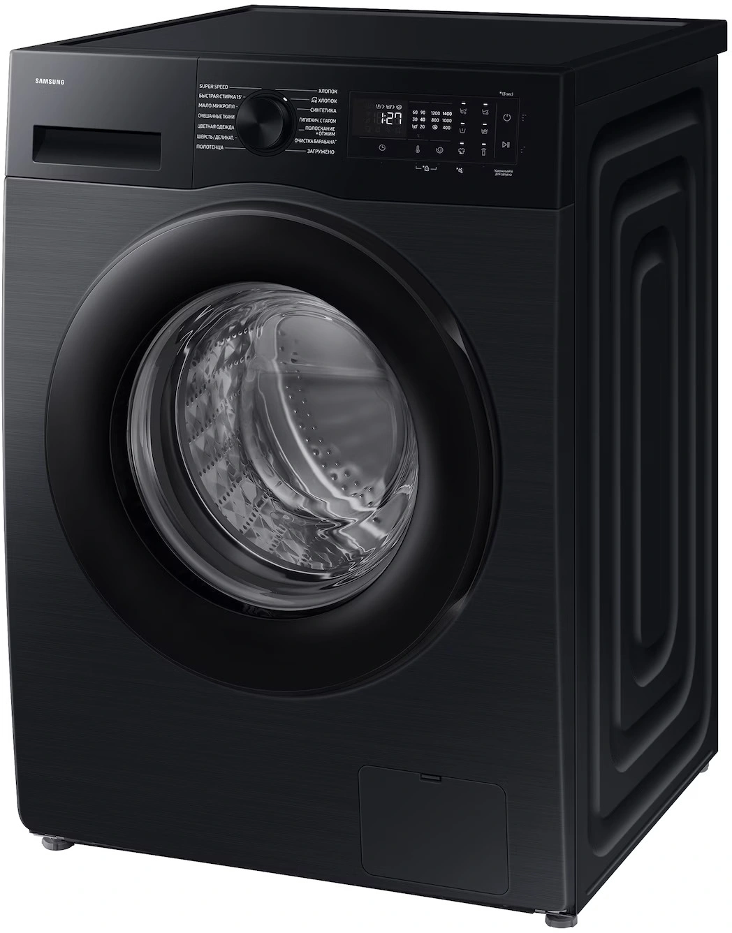 Стиральная машина Samsung WW90DG5U34ABLP класс: A загр.фронтальная макс.:9кг черный инвертор — миниатюра 3