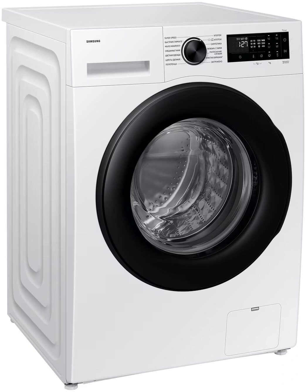 Стиральная машина Samsung WW90DG5U34AELP класс: A загр.фронтальная макс.:9кг белый инвертор — миниатюра 2