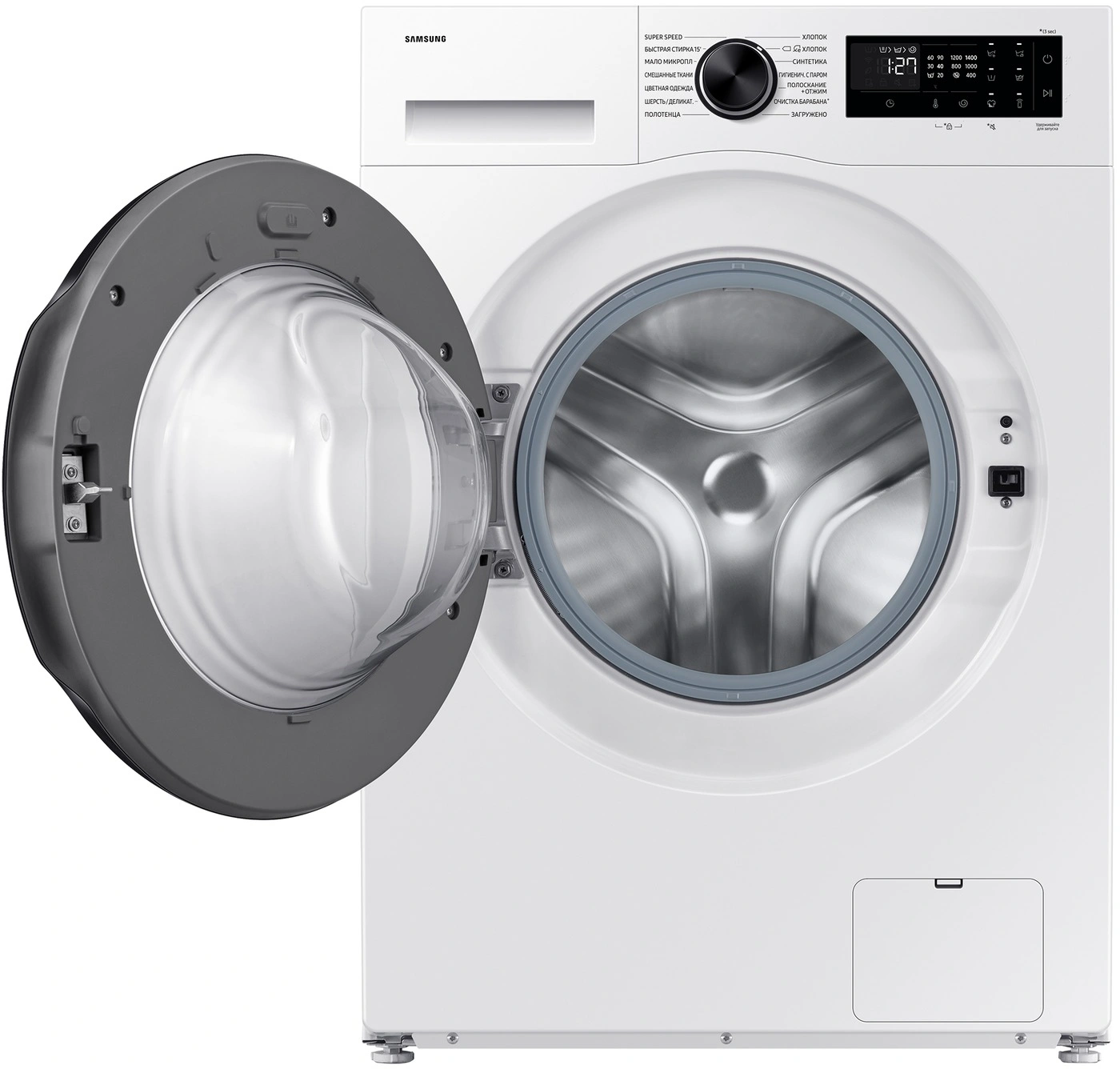 Стиральная машина Samsung WW90DG5U34AELP класс: A загр.фронтальная макс.:9кг белый инвертор — миниатюра 6