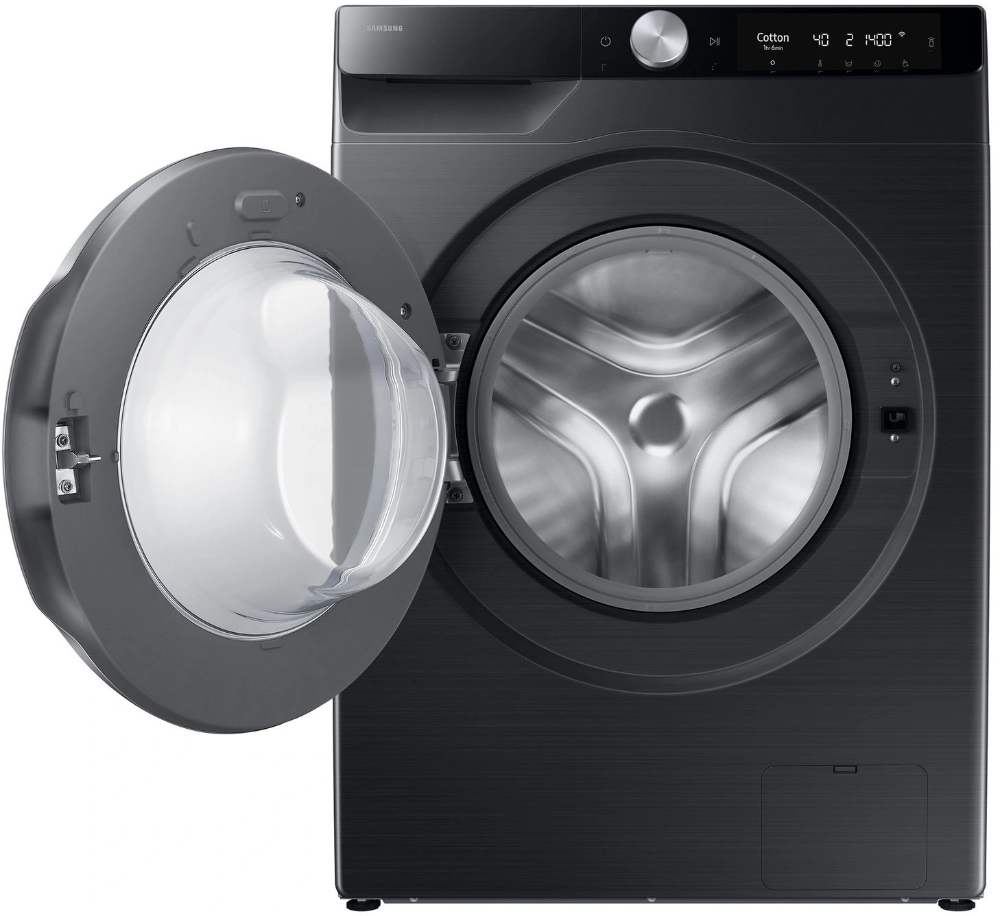 Стиральная машина Samsung WW90DG6U34LBLP класс: A+++ загр.фронтальная макс.:9кг черный — миниатюра 6