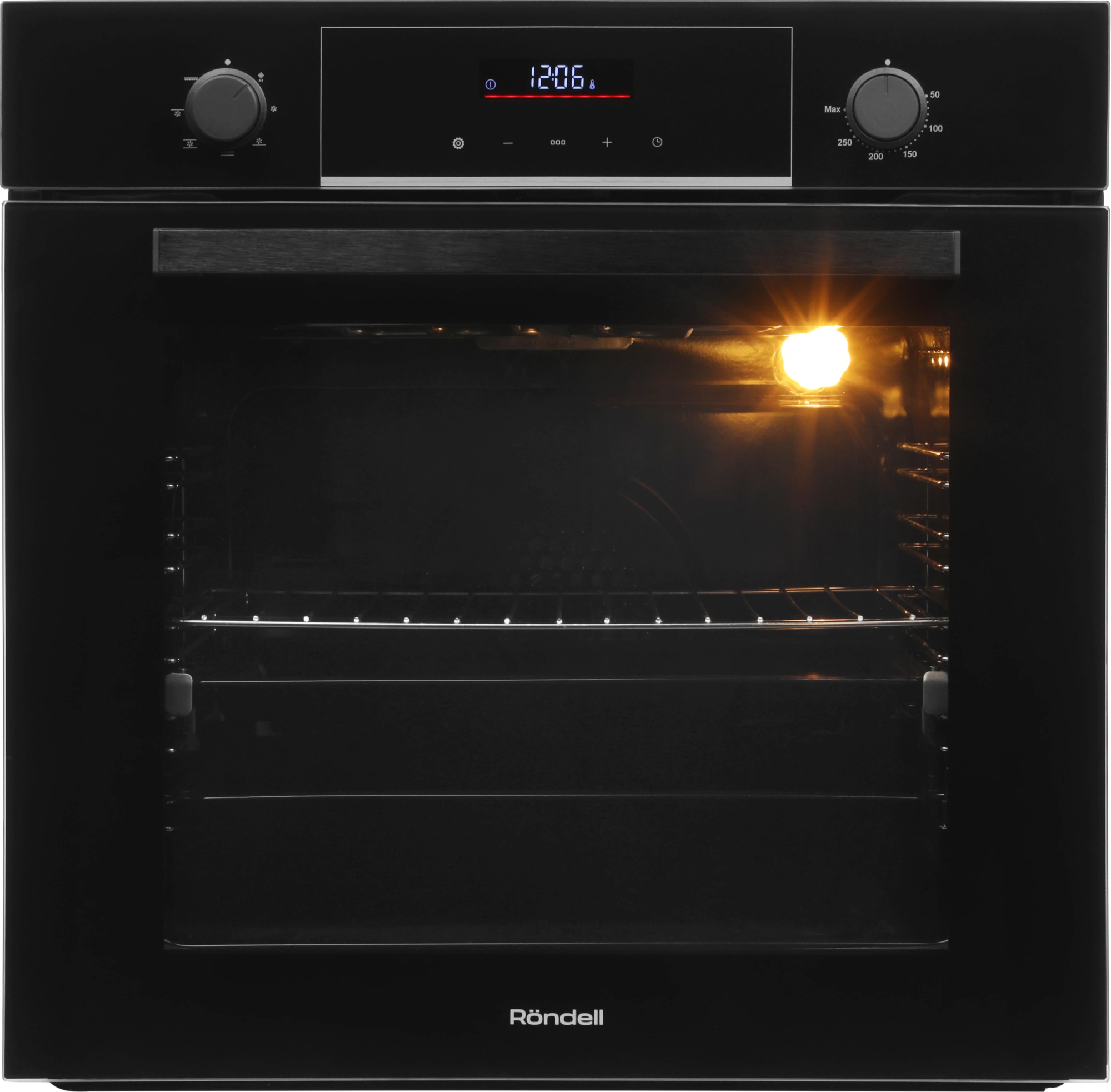Духовой шкаф Электрический Rondell REO 6471 BG черный — миниатюра 5