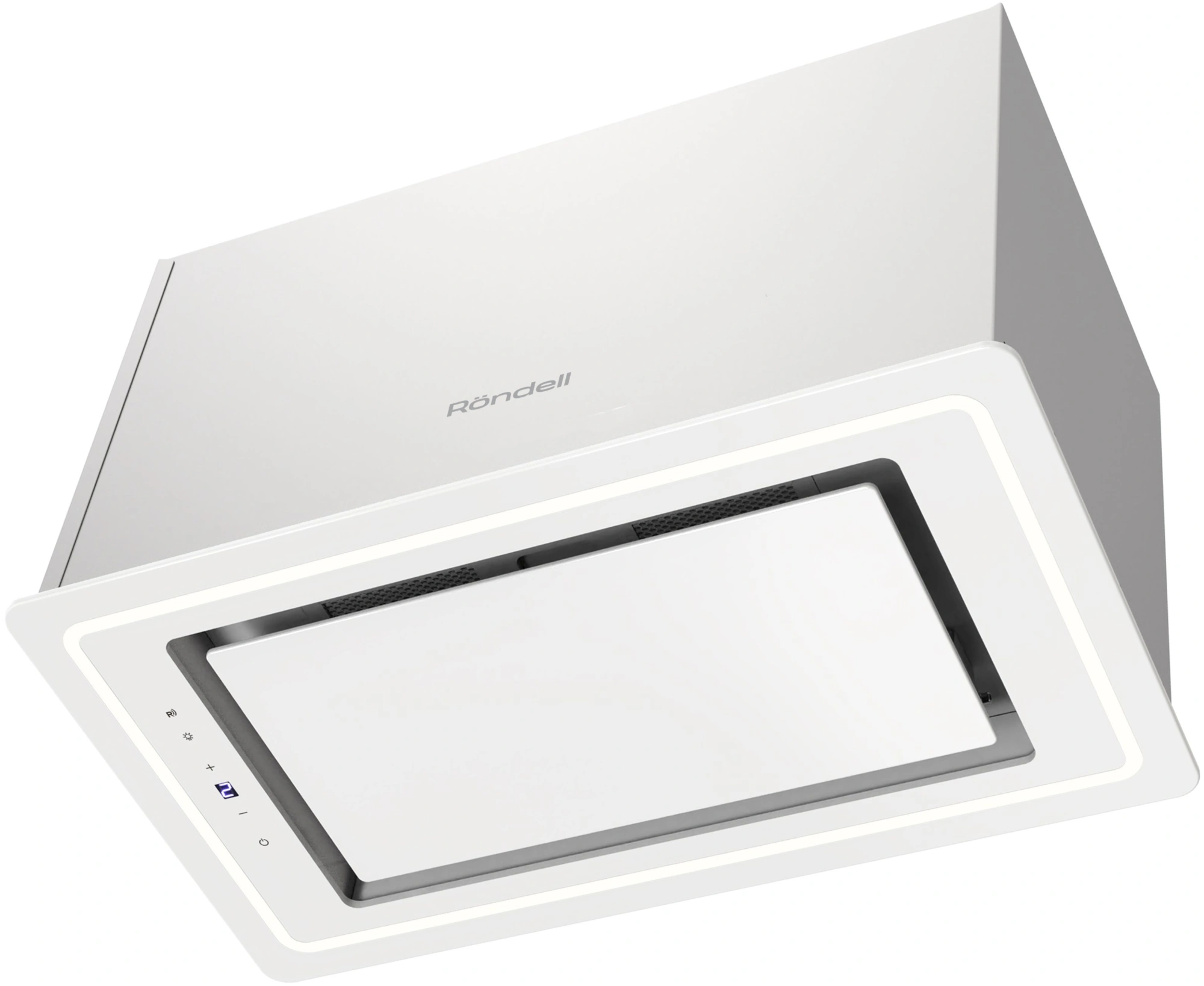 Вытяжка встраиваемая Rondell R-BH 6080 W белый управление: сенсорное (1 мотор)