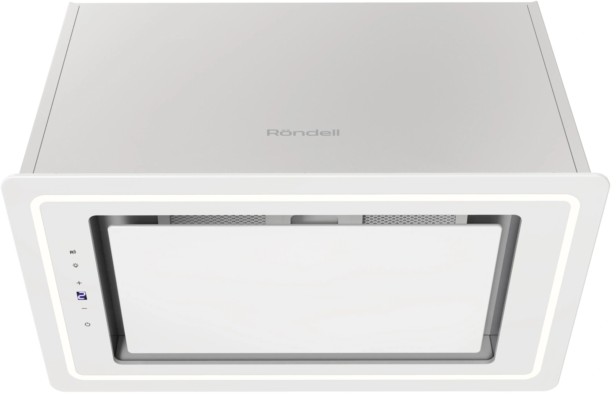 Вытяжка встраиваемая Rondell R-BH 6080 W белый управление: сенсорное (1 мотор) — миниатюра 2