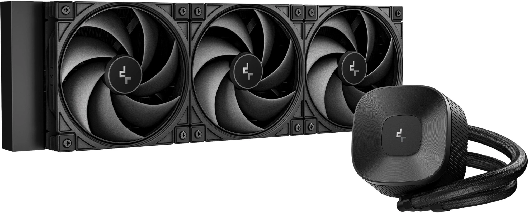 Система водяного охлаждения Deepcool LE360 V2 Zero Soc-AM5/AM4/1200/1700/1851 черный 4-pin 19-31.6dB Al 250W 1554gr Ret (R-LE360ZERO-BKLNMD-G-1) — фото 1