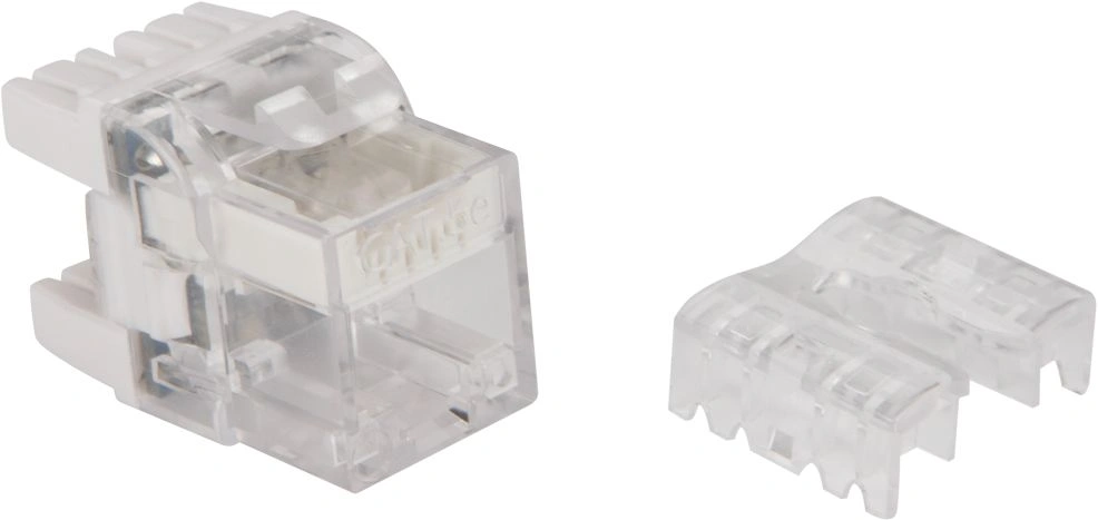 Модуль Lanmaster LAN-OKI45U5E/180 информ. Keystone RJ45 кат.5E UTP бел. — фото 1
