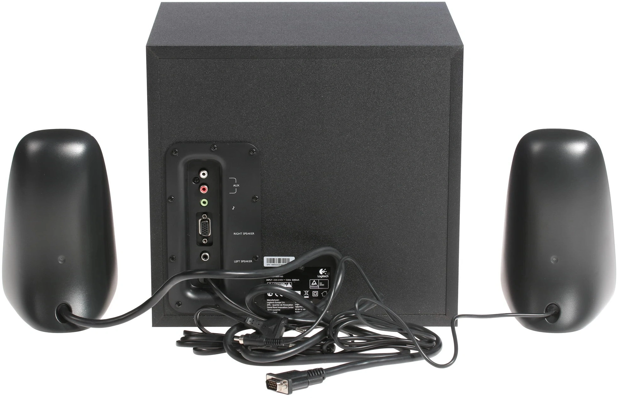 Колонки Logitech Z623 2.1 черный 200Вт — миниатюра 3
