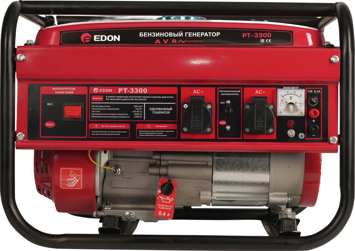 Генератор Edon PT-3300 3.3кВт — миниатюра 2