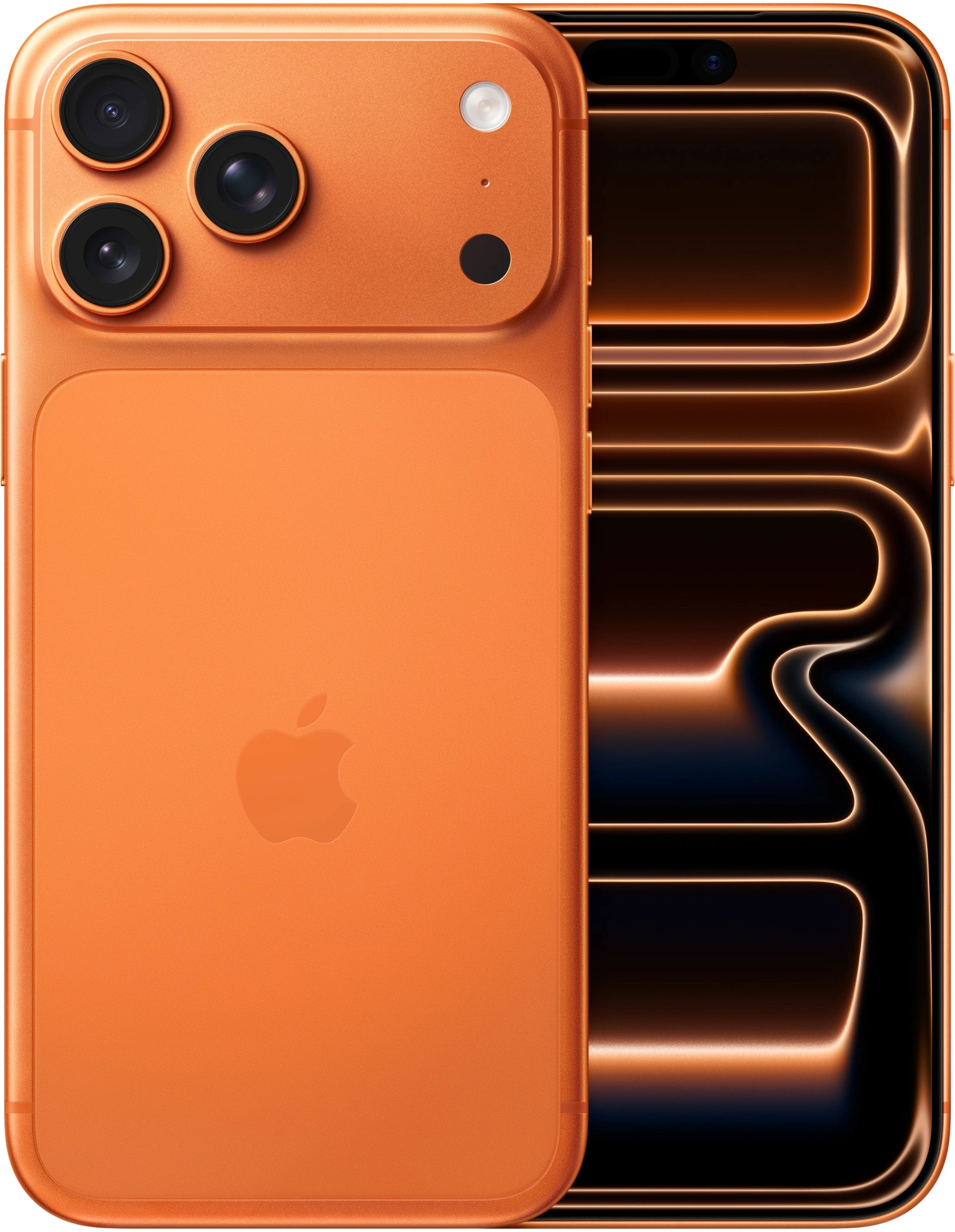 Смартфон Apple A3526 iPhone 17 Pro Max 2Tb 12Gb оранжевый моноблок 3G 4G 1Sim 6.9" 1320x2868 iOS 26 48Mpix 802.11 a/b/g/n/ac/ax/be NFC GPS Protect — фото 1