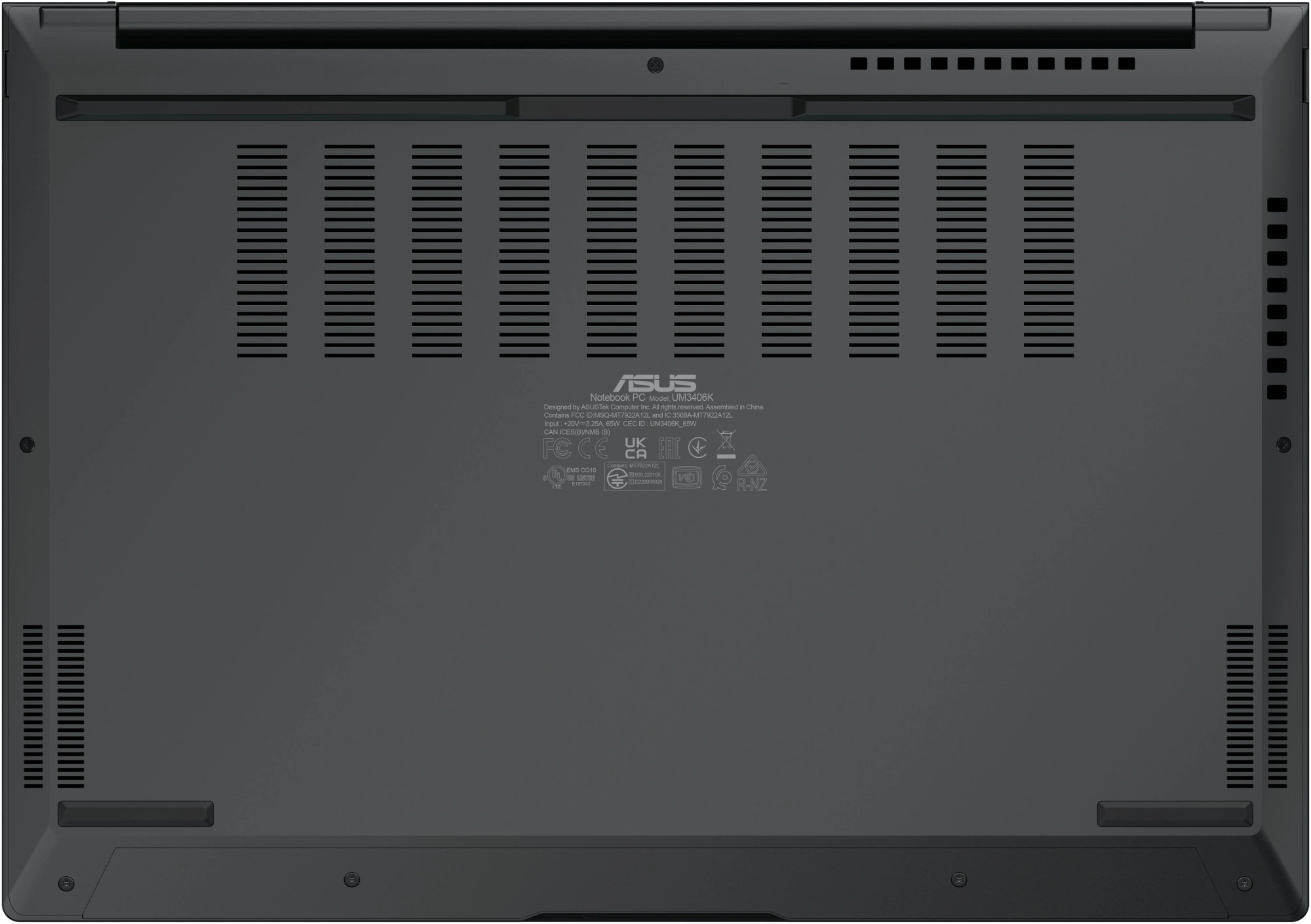 Ноутбук Asus Zenbook 14 UM3406GA-QD009 Ryzen AI 7 445 32Gb SSD1Tb AMD Radeon 840M 14" OLED WUXGA (1920x1200) без ОС black WiFi BT Cam Bag (90NB17R1-M00650) — миниатюра 4