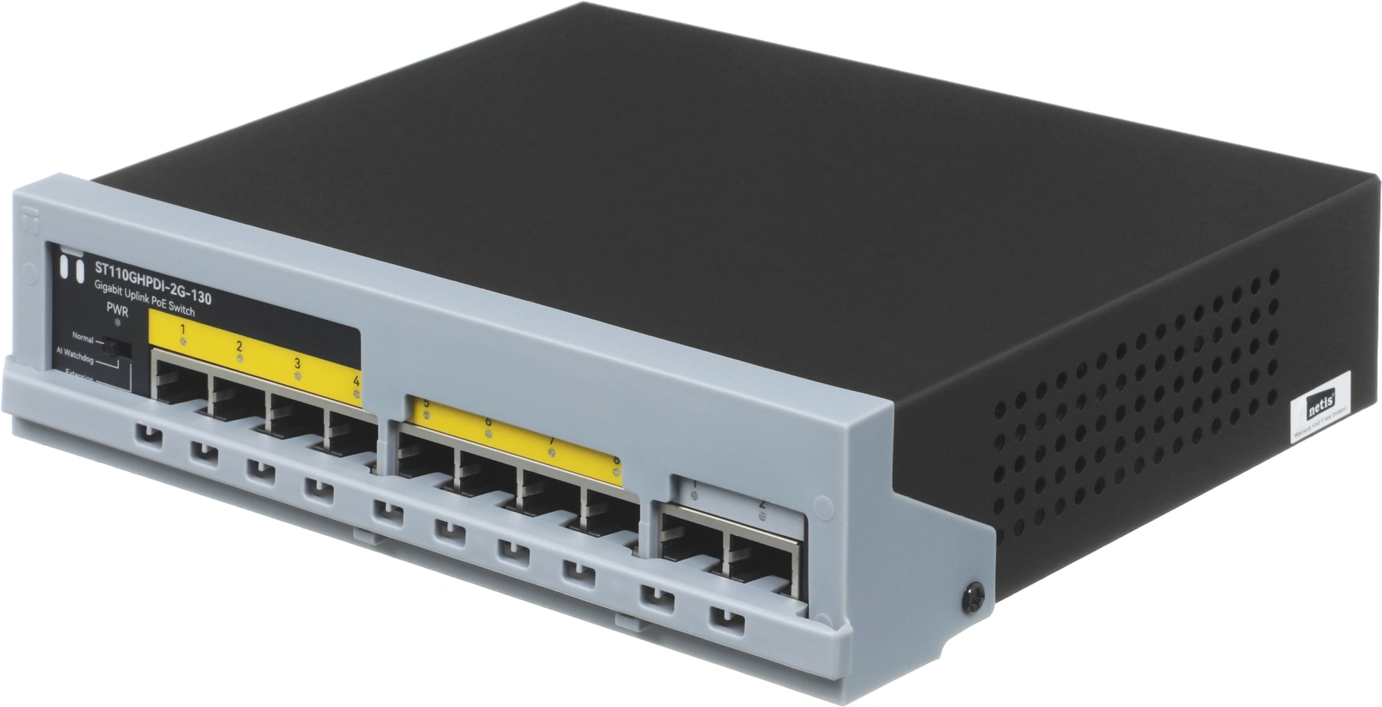 Коммутатор Netis ST110GHPDI-2G-130 (L2) 8x100Мбит/с 2x1Гбит/с 8PoE+ 130W неуправляемый — миниатюра 7