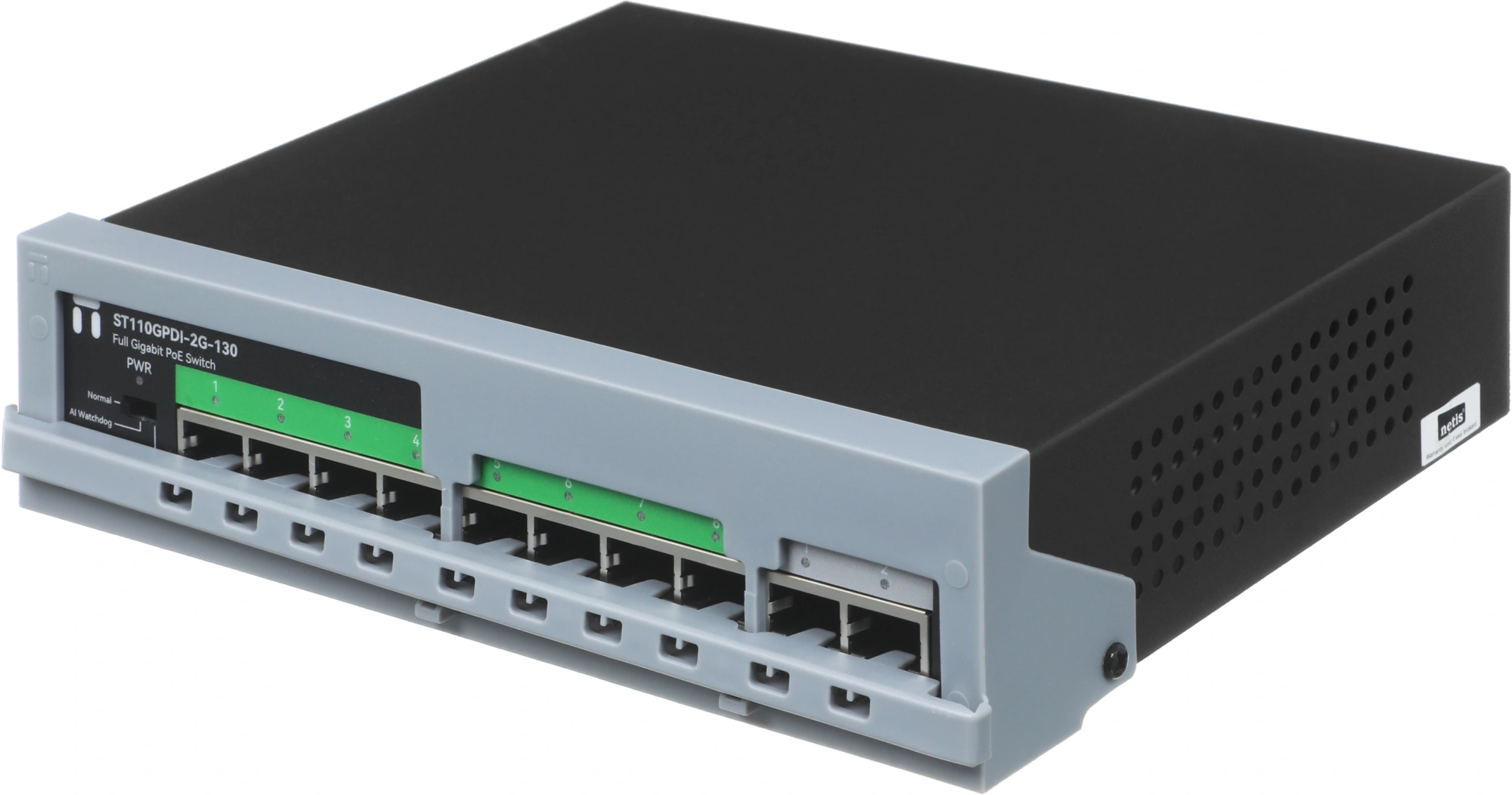 Коммутатор Netis ST110GPDI-2G-130 (L2) 10x1Гбит/с 8PoE 8PoE+ 120W неуправляемый — миниатюра 7