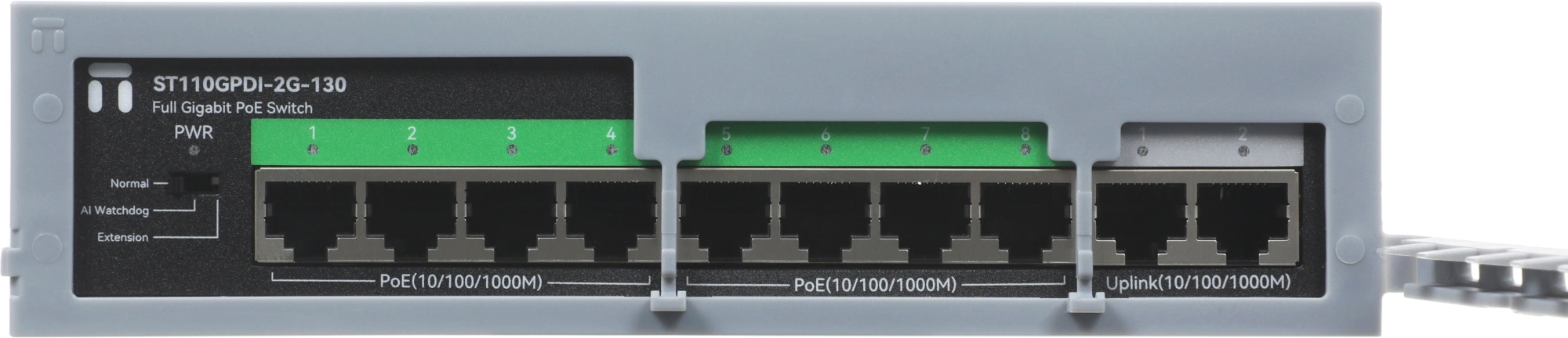 Коммутатор Netis ST110GPDI-2G-130 (L2) 10x1Гбит/с 8PoE 8PoE+ 120W неуправляемый — миниатюра 12