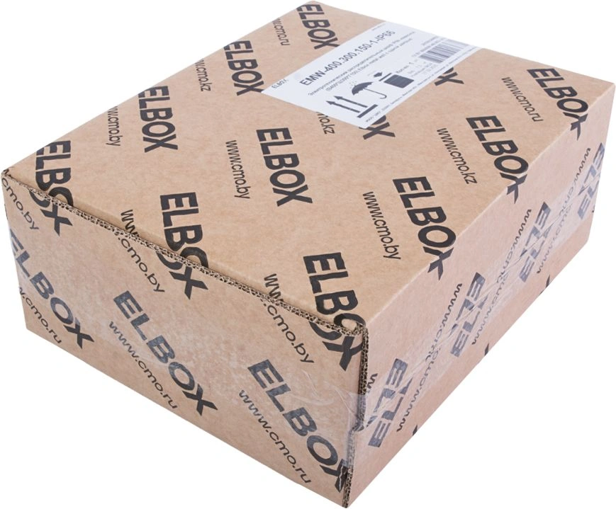 Шкаф электротехнический Elbox EMW-300.400.210-1-IP66 потол.пан. пан.основ. монтаж.пан. одноствор. настенный 300мм 400мм 210мм 195мм IP66 IK10 несъемн.бок.пан. 50кг серый металл уличный всепогодный — миниатюра 5