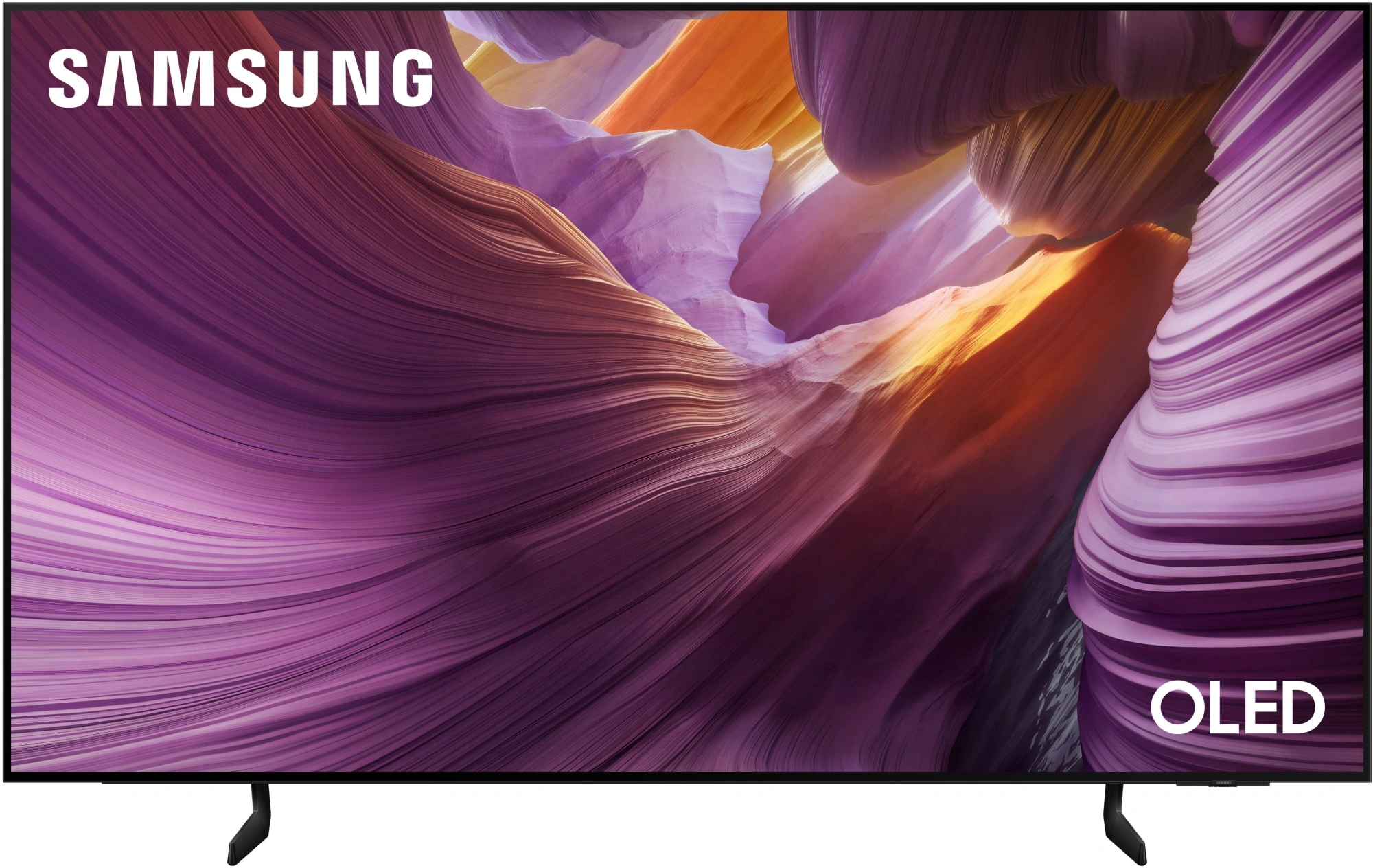 Телевизор OLED Samsung 83" QE83S85FAEXRU Series 9 Frameless черный графит 4K Ultra HD 120Hz DVB-T2 DVB-C DVB-S2 USB WiFi Smart TV — фото 1