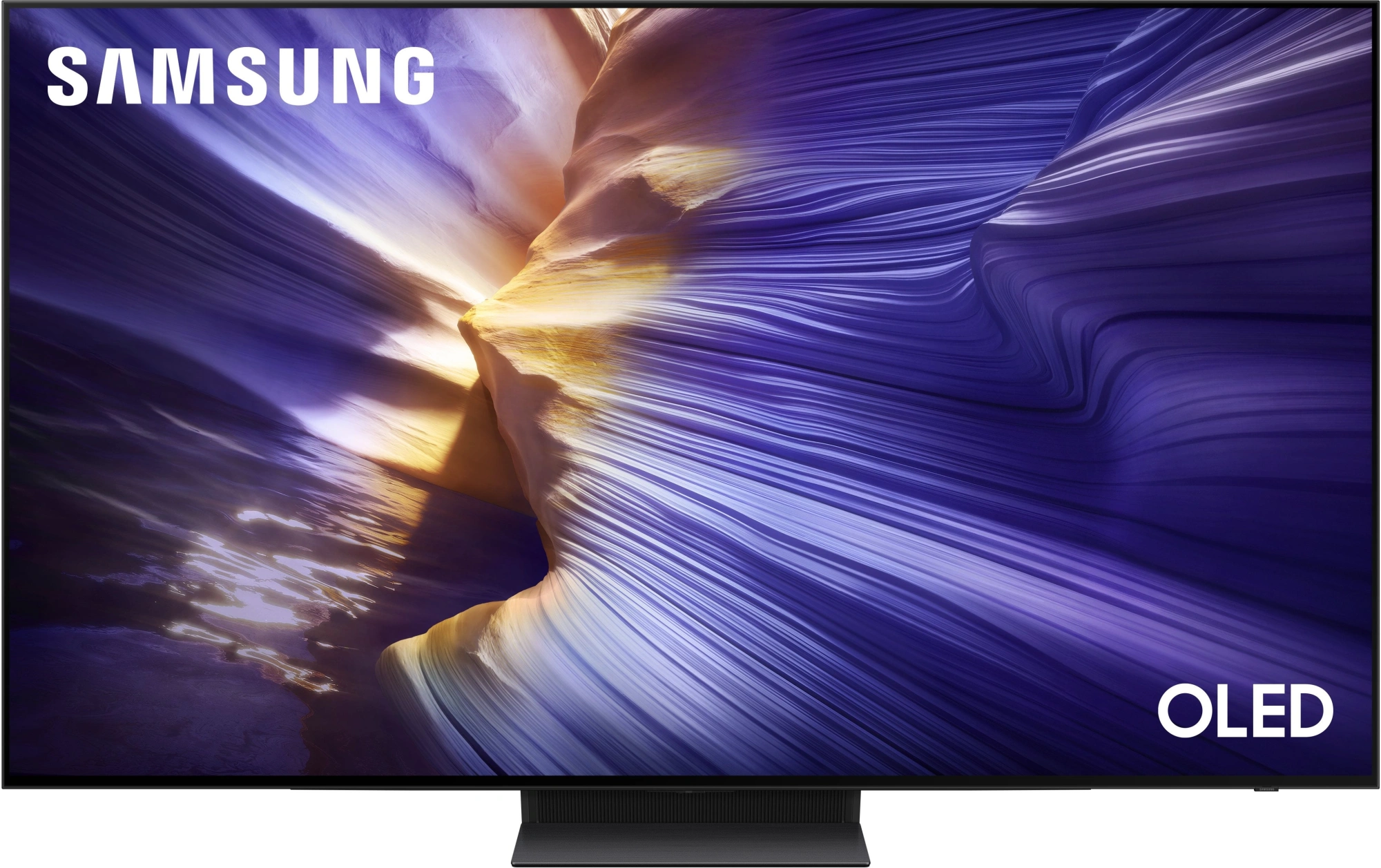Телевизор OLED Samsung 55" QE55S90FAUXRU Series 9 черный графит 4K Ultra HD 120Hz DVB-T2 DVB-C DVB-S2 USB WiFi Smart TV — фото 1