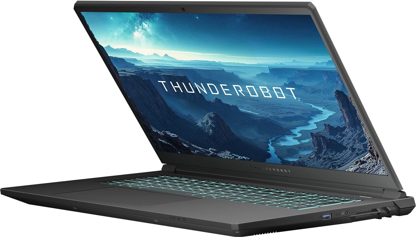 Ноутбук Thunderobot Range 17 G2 Evo Core i5 13420H 16Gb SSD1Tb NVIDIA GeForce RTX5050 8Gb 17.3" IPS FHD (1920x1200) FreeDOS black WiFi BT Cam (JT009E00KRU) — миниатюра 4