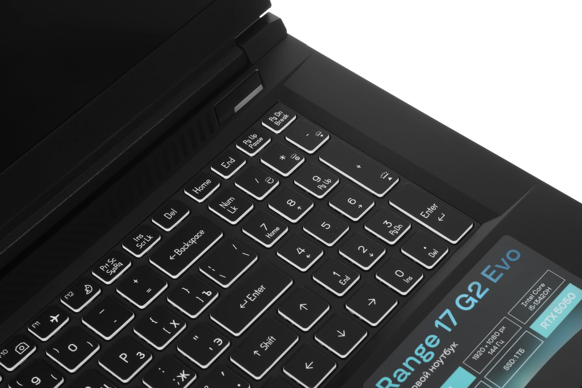 Ноутбук Thunderobot Range 17 G2 Evo Core i5 13420H 16Gb SSD1Tb NVIDIA GeForce RTX5050 8Gb 17.3" IPS FHD (1920x1200) FreeDOS black WiFi BT Cam (JT009E00KRU) — миниатюра 23