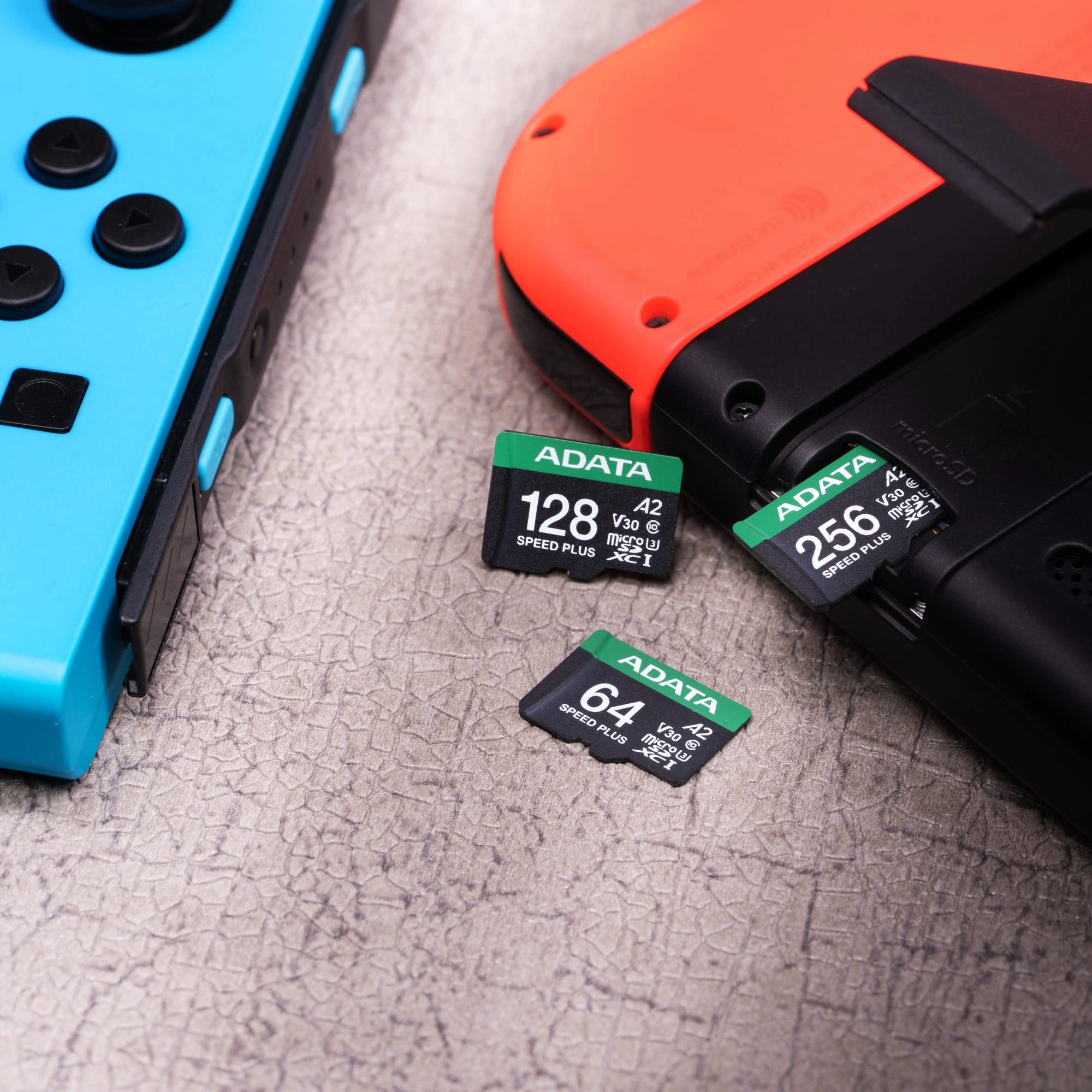 Флеш карта microSDXC 128GB A-Data UD128GUI3V30A2SP-RA1 Speed Plus V30 A2 + adapter — миниатюра 4