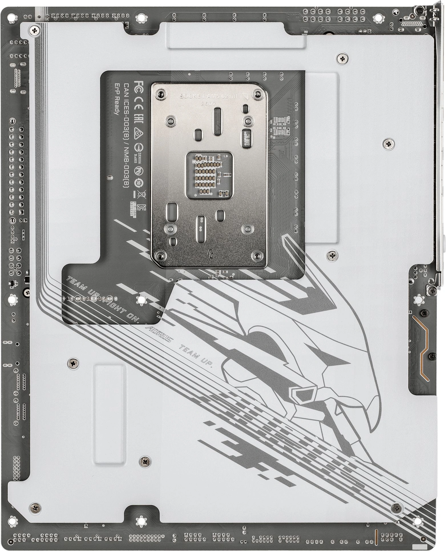 Материнская плата Gigabyte X870E AORUS PRO X3D ICE Socket AM5 AMD X870E 4xDDR5 ATX AC`97 8ch(7.1) 5Gigabit RAID+HDMI — миниатюра 5