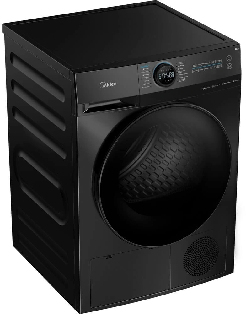 Сушильная машина Midea MD200H90W/T-RU кл.энер.:A++ макс.загр.:9кг черный — миниатюра 5