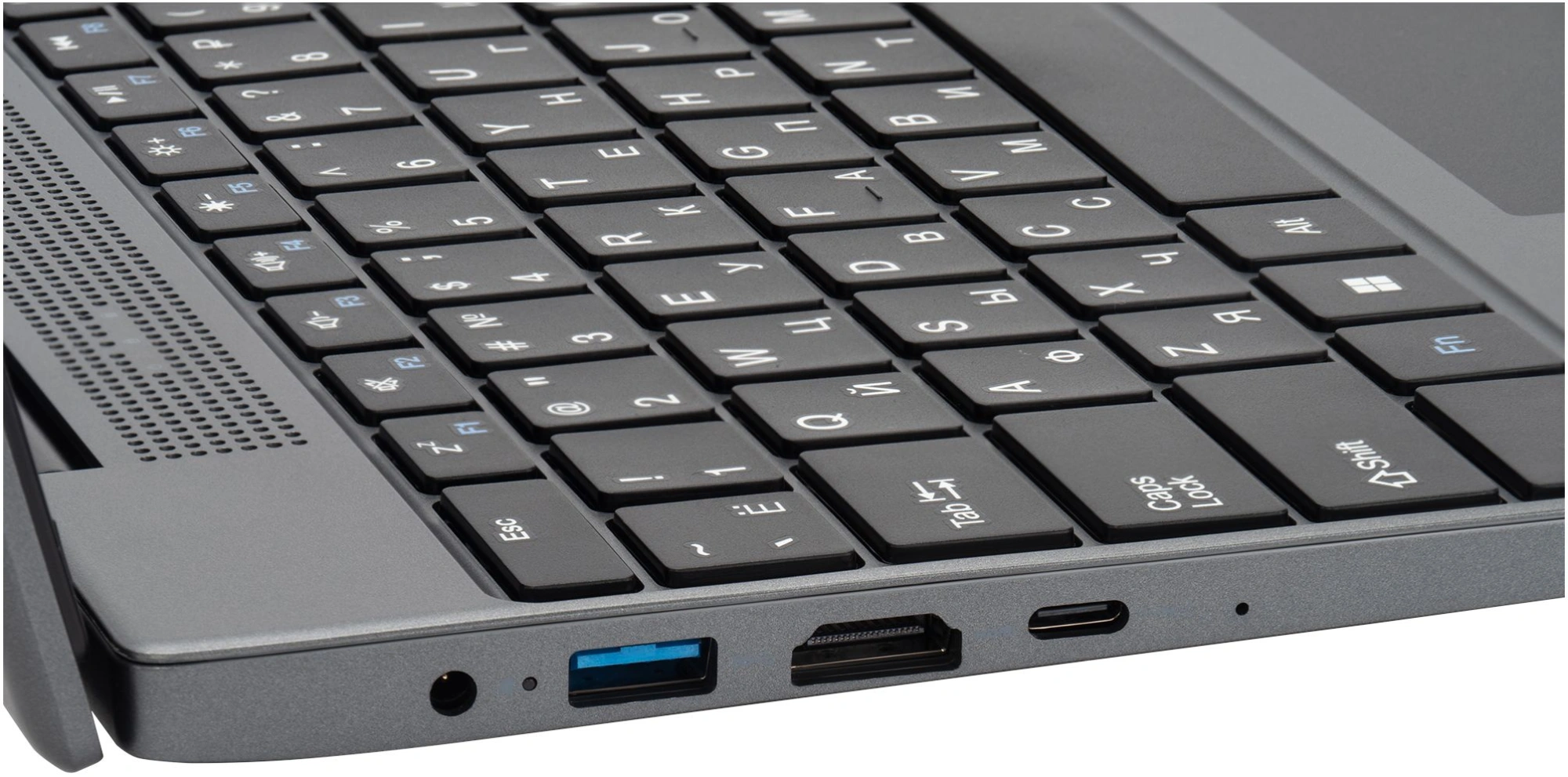 Ноутбук IRU Tactio 15BHR Ryzen 7 7730U 16Gb SSD512Gb AMD Radeon Graphics 15.6" IPS FHD (1920x1080) Windows 11 Pro grey WiFi BT Cam 4350mAh (2139186) — миниатюра 4