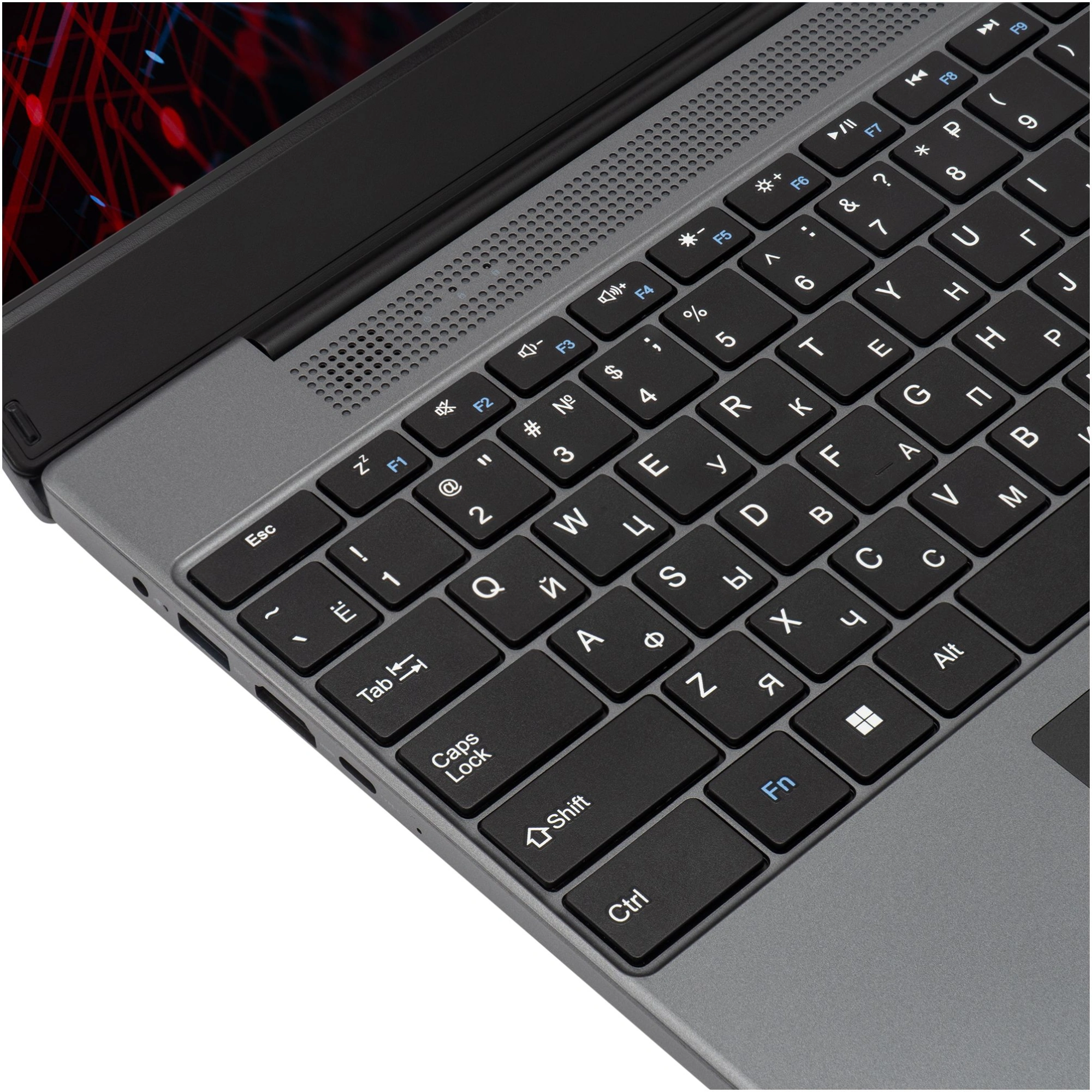 Ноутбук IRU Tactio 15BHR Ryzen 7 7730U 16Gb SSD512Gb AMD Radeon Graphics 15.6" IPS FHD (1920x1080) Windows 11 Pro grey WiFi BT Cam 4350mAh (2139186) — миниатюра 9