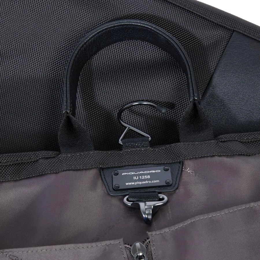 Сумка портплед Piquadro Brief2 PA7047BR2/N черная нейлон/натур.кожа — миниатюра 6