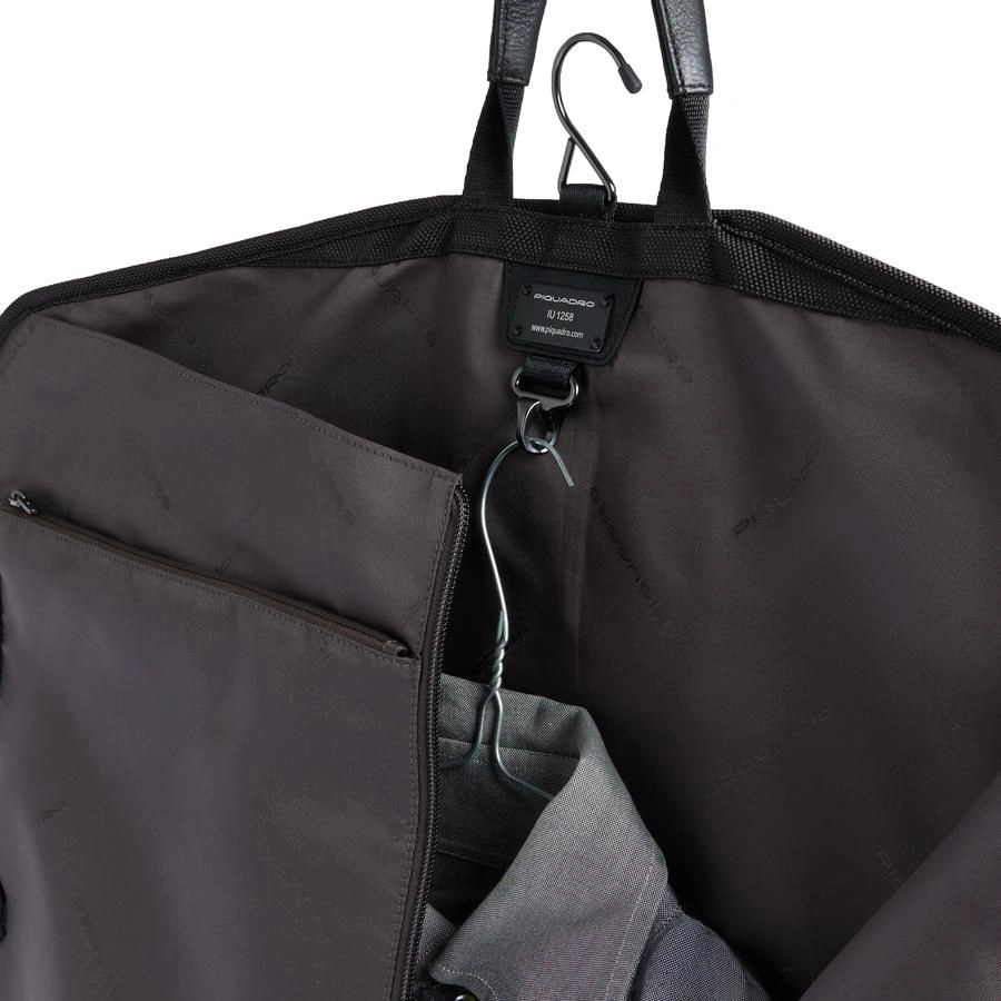 Сумка портплед Piquadro Brief2 PA7047BR2/N черная нейлон/натур.кожа — миниатюра 7